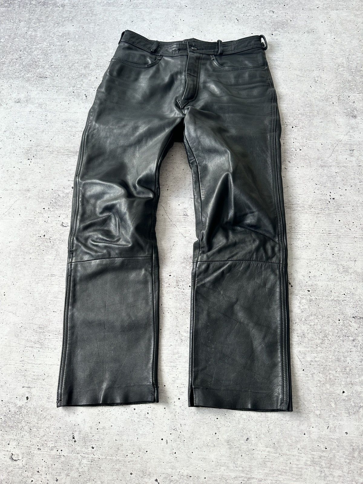 Leather Leather Biker Pants like Helmut size 50 Size US 32 / EU 48 - 2 Thumbnail