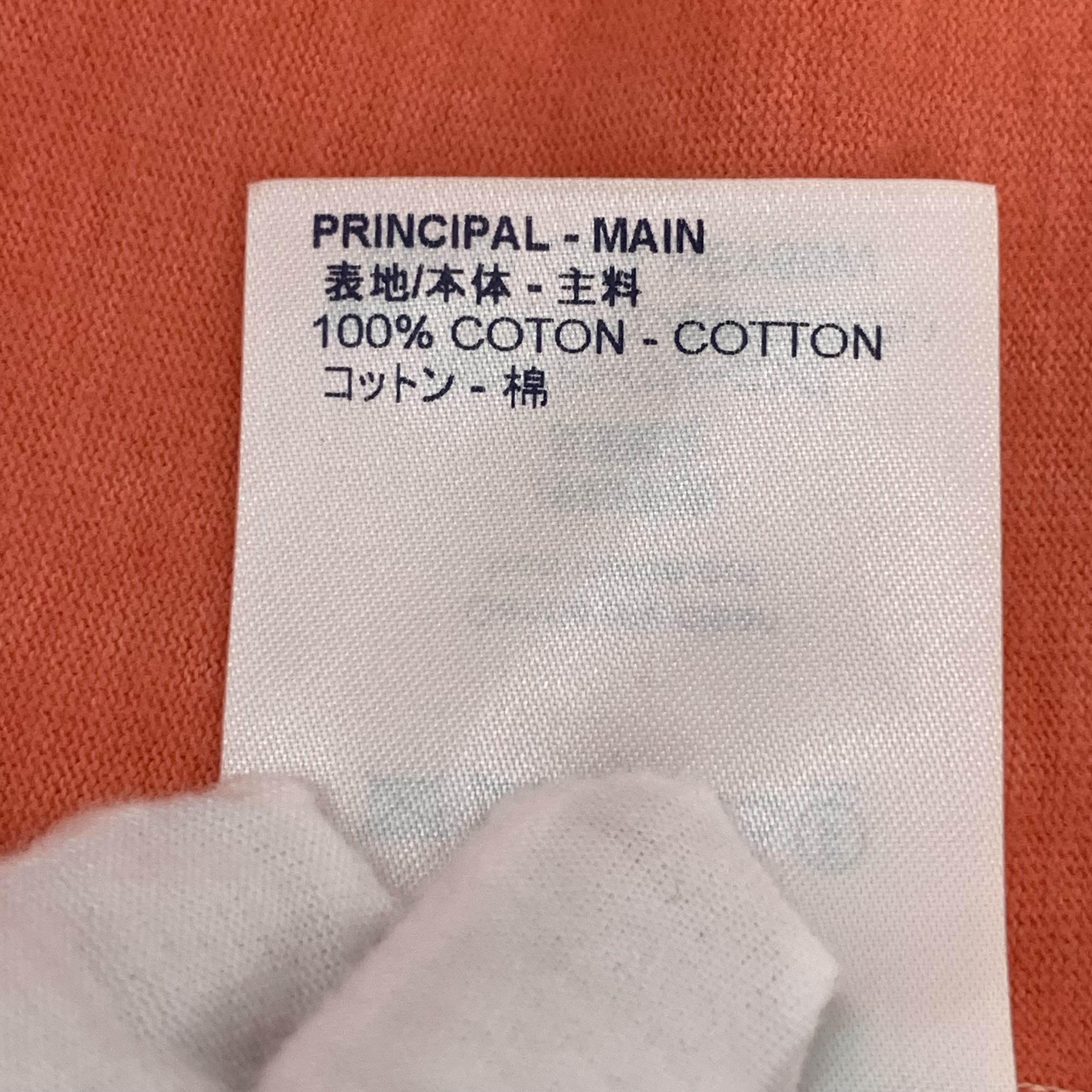 Louis Vuitton Louis Vuitton Tee – Orange Logo Cotton (Size XS) Size XS / US 0-2 / IT 36-38 - 3 Thumbnail