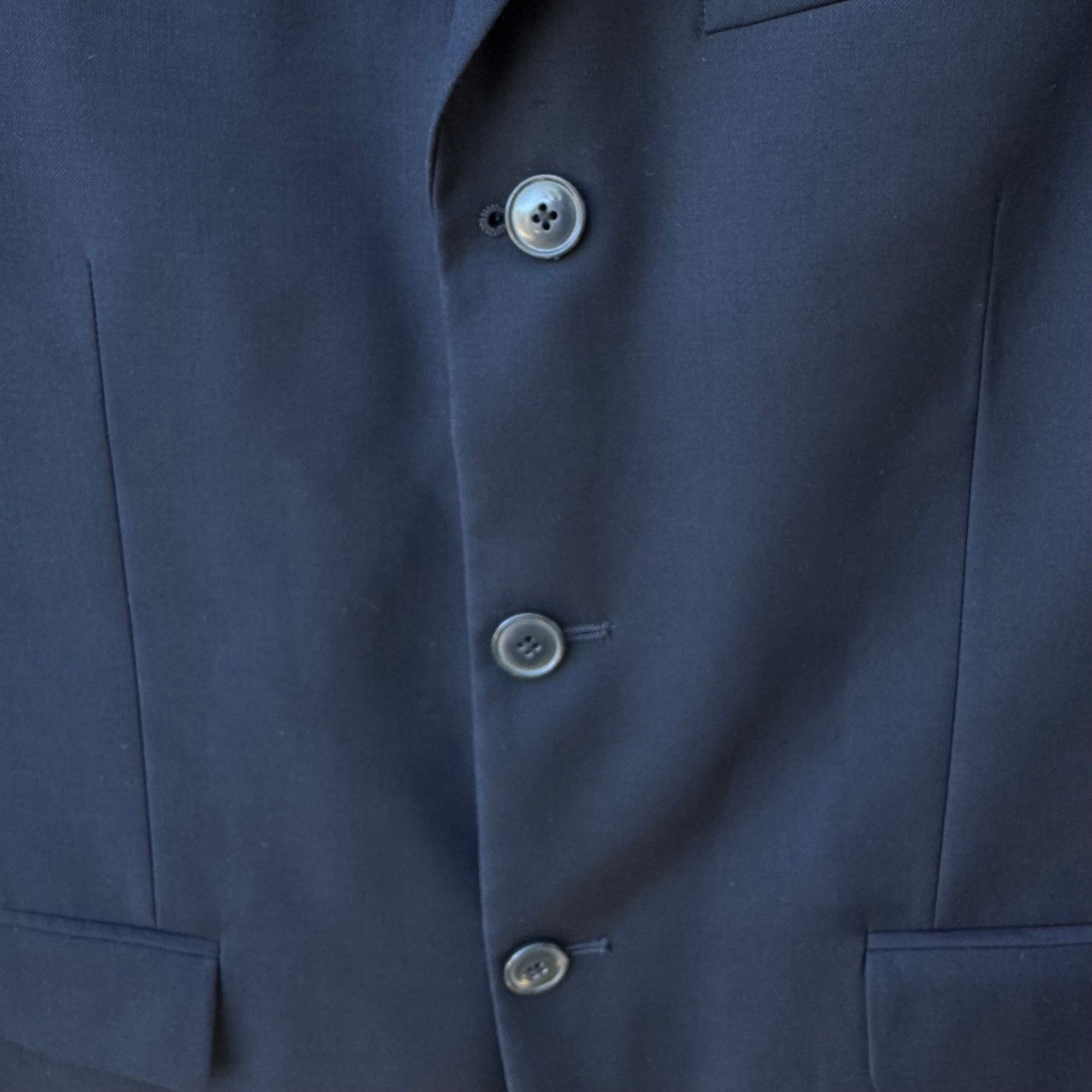 Other Giorgio Ferraro Mens Navy 3-Button Blazer Jacket 36S Italian Size 36S - 10 Thumbnail