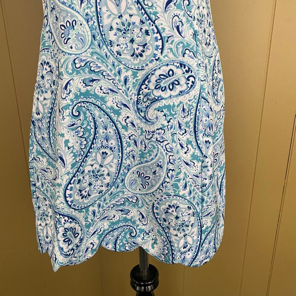 Other Sigrid Olsen women S golf & tennis paisley print dress w/sca Size S / US 4 / IT 40 - 3 Thumbnail