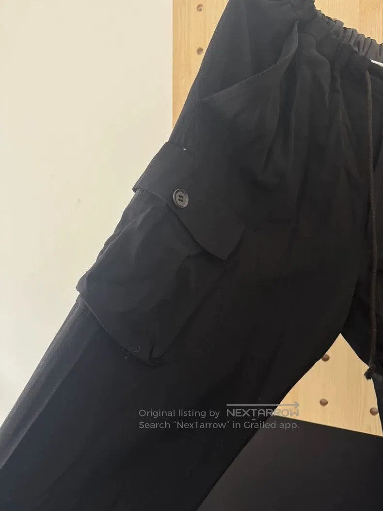 Yohji Yamamoto YOHJI YAMAMOTO Black Cargo Pants. Size US 30 / EU 46 - 2 Thumbnail