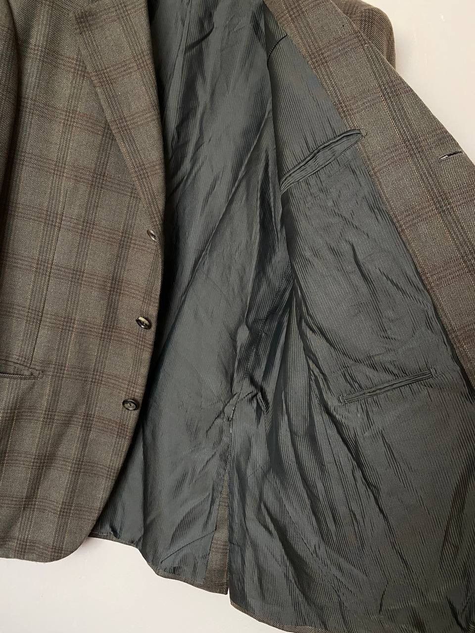 Pal Zileri 🧥 PAL ZILERI MADE FOR BERNIE'S PLAID BLAZER 100% WOOL Size 52R - 6 Thumbnail
