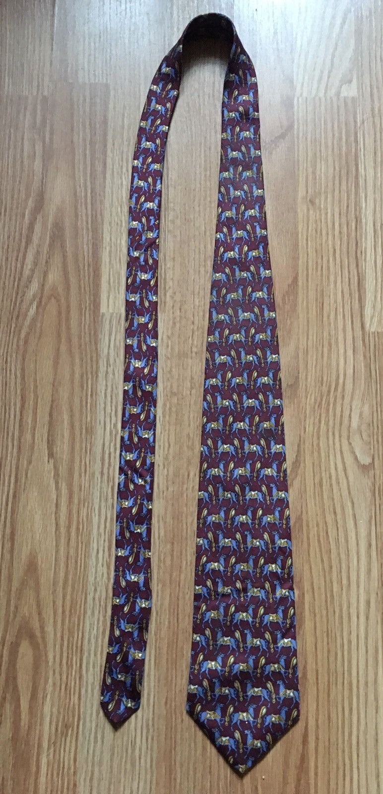 Brooks Brothers × Designer Brooks Brothers Designer Horses Print Silk Mens Tie Size ONE SIZE - 7 Thumbnail