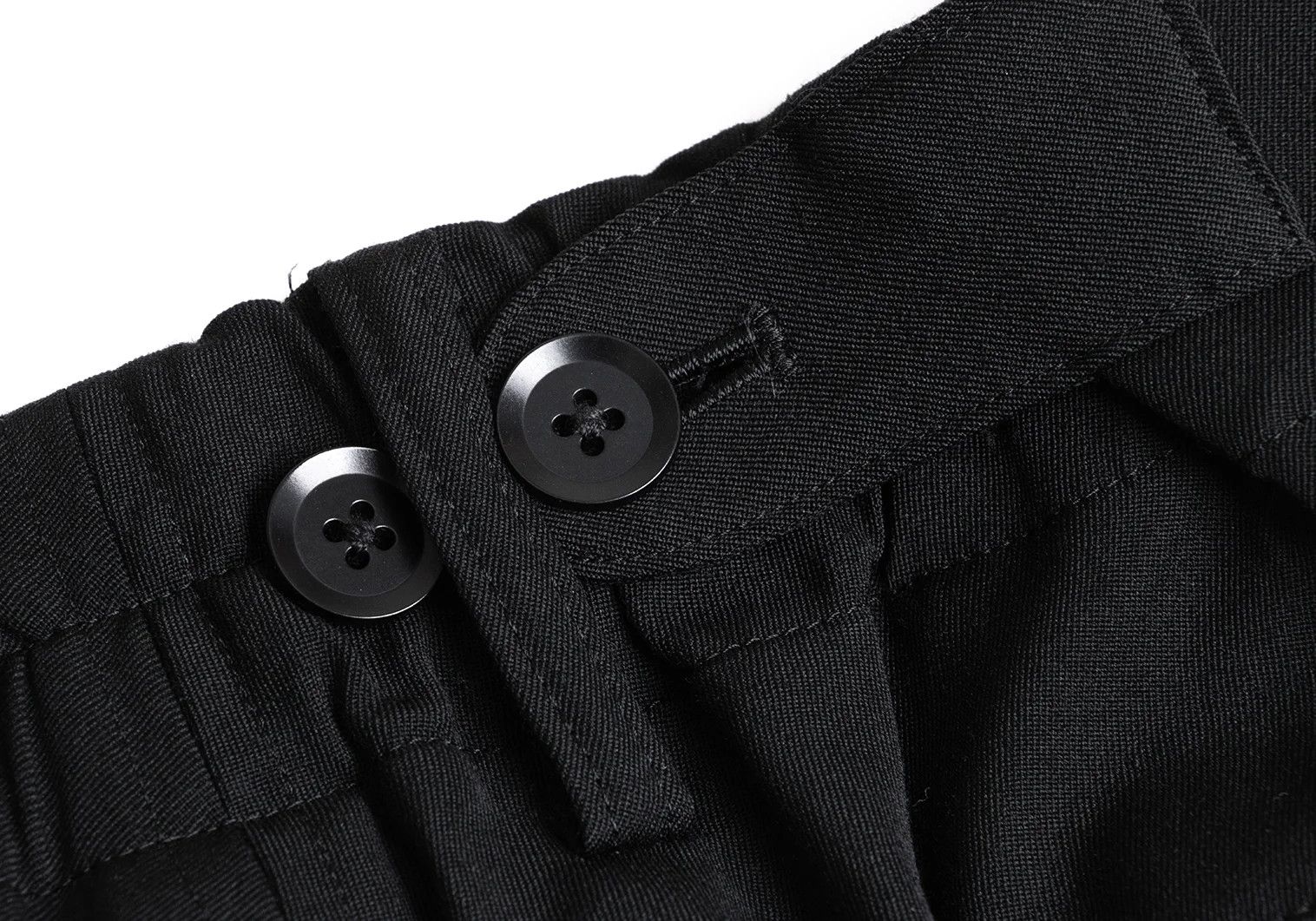 Yohji Yamamoto Yohji Yamamoto Wool Gabardine Wide Pants Black Size US 38 / EU 54 - 12 Thumbnail