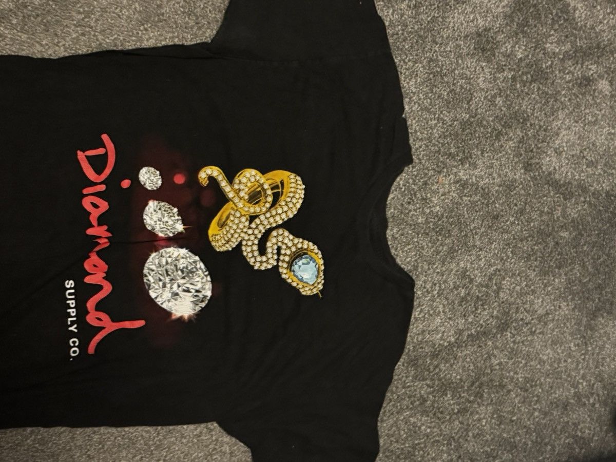 Diamond Supply Co. Diamond Supply Co Graphic Snake and Diamond T-Shirt Size US L / EU 52-54 / 3 - 2 Thumbnail