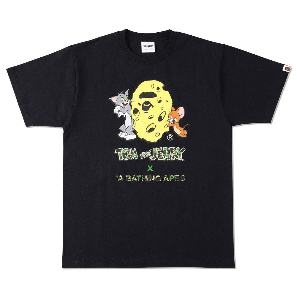 Bape A BATHING APE X TOM AND JERRY Cheese Tee Size US M / EU 48-50 / 2 - 1 Thumbnail