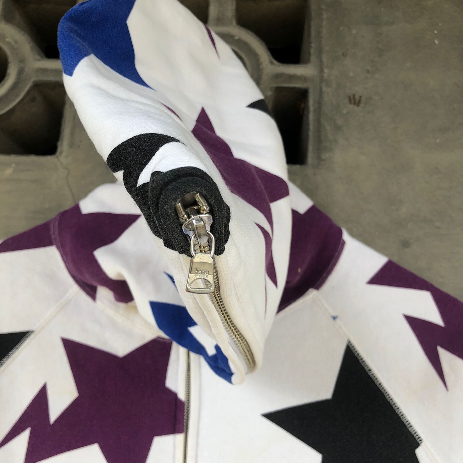 Bape Bape Hong Kong Sta Pattern Full Zip Hoodie Size US M / EU 48-50 / 2 - 3 Thumbnail