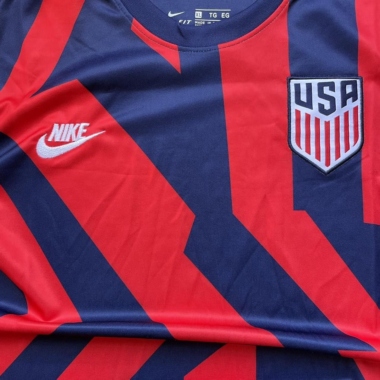 Nike × Vintage Nike USMNT 2021 2022 Away Soccer Jersey Size US XL / EU 56 / 4 - 2 Thumbnail
