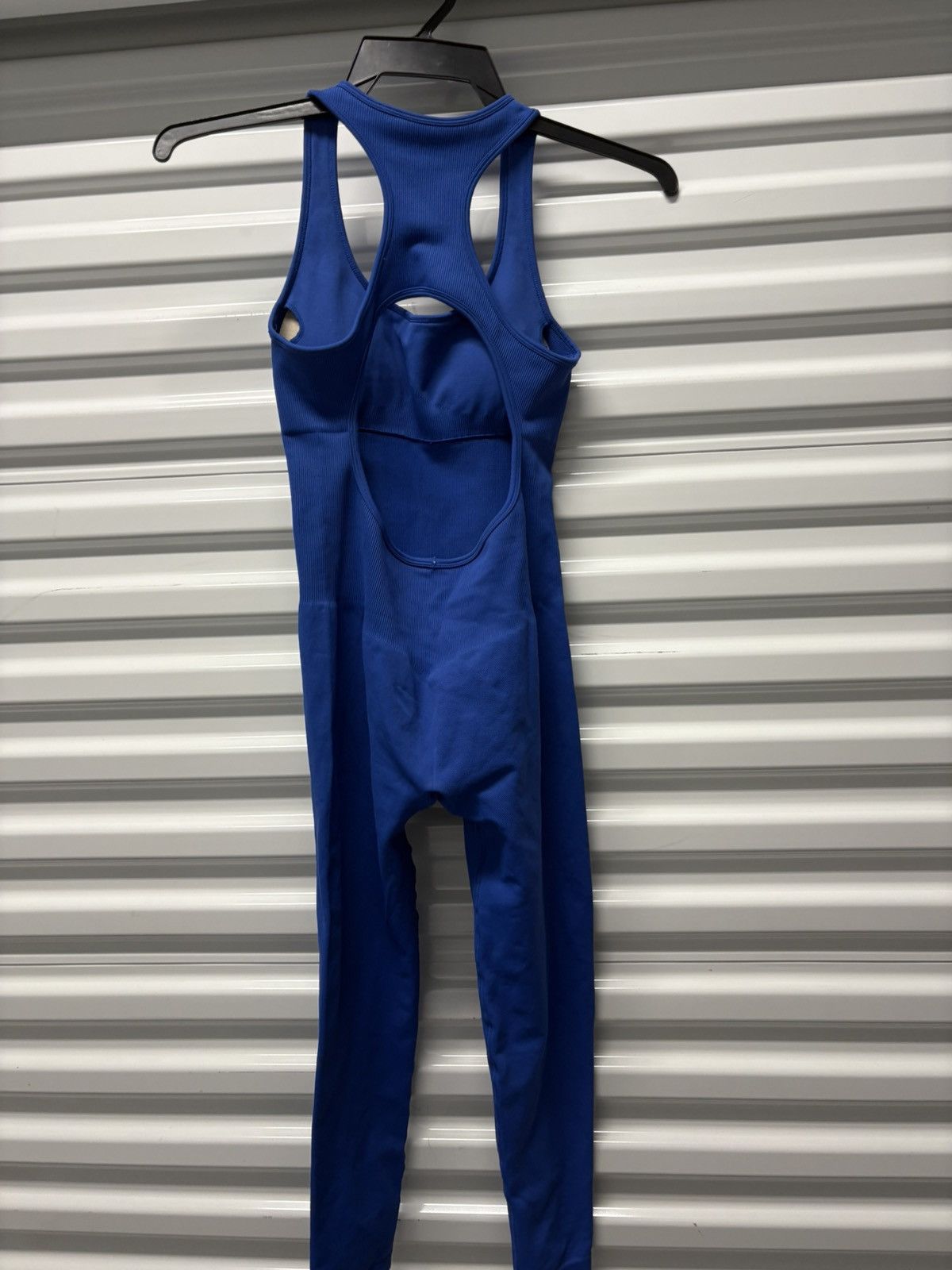 Other Cobalt Blue Seamless Workout Jumpsuit Size L / US 10 / IT 46 - 4 Thumbnail