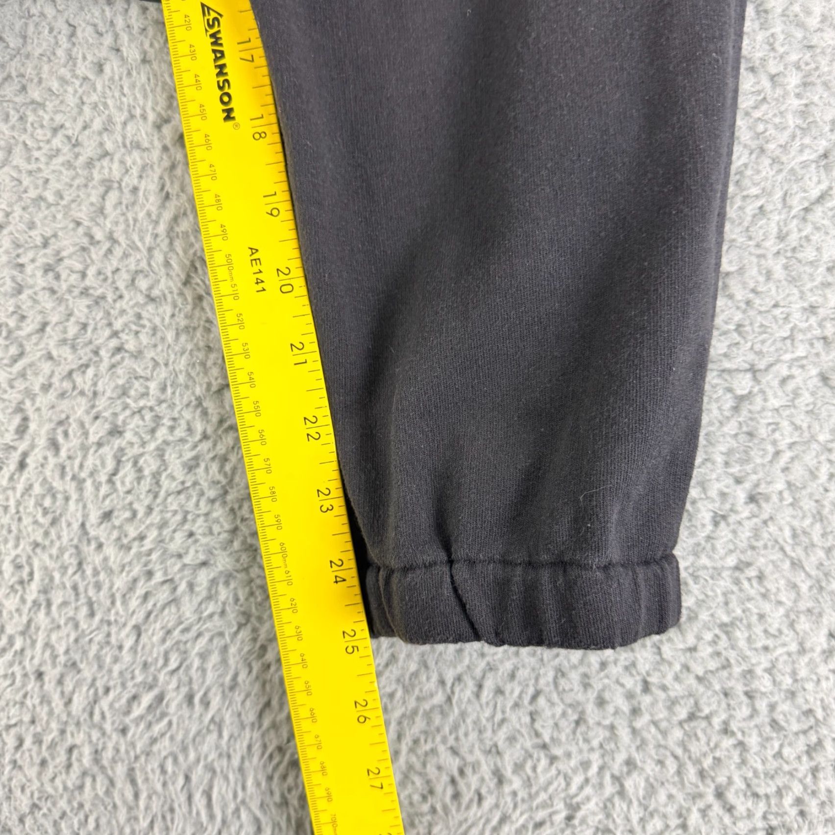 James Perse James Perse Sweat Pants Womens Medium Black Pull On Drawstring Jogger Cotton Size 32" / US 10 / IT 46 - 7 Thumbnail