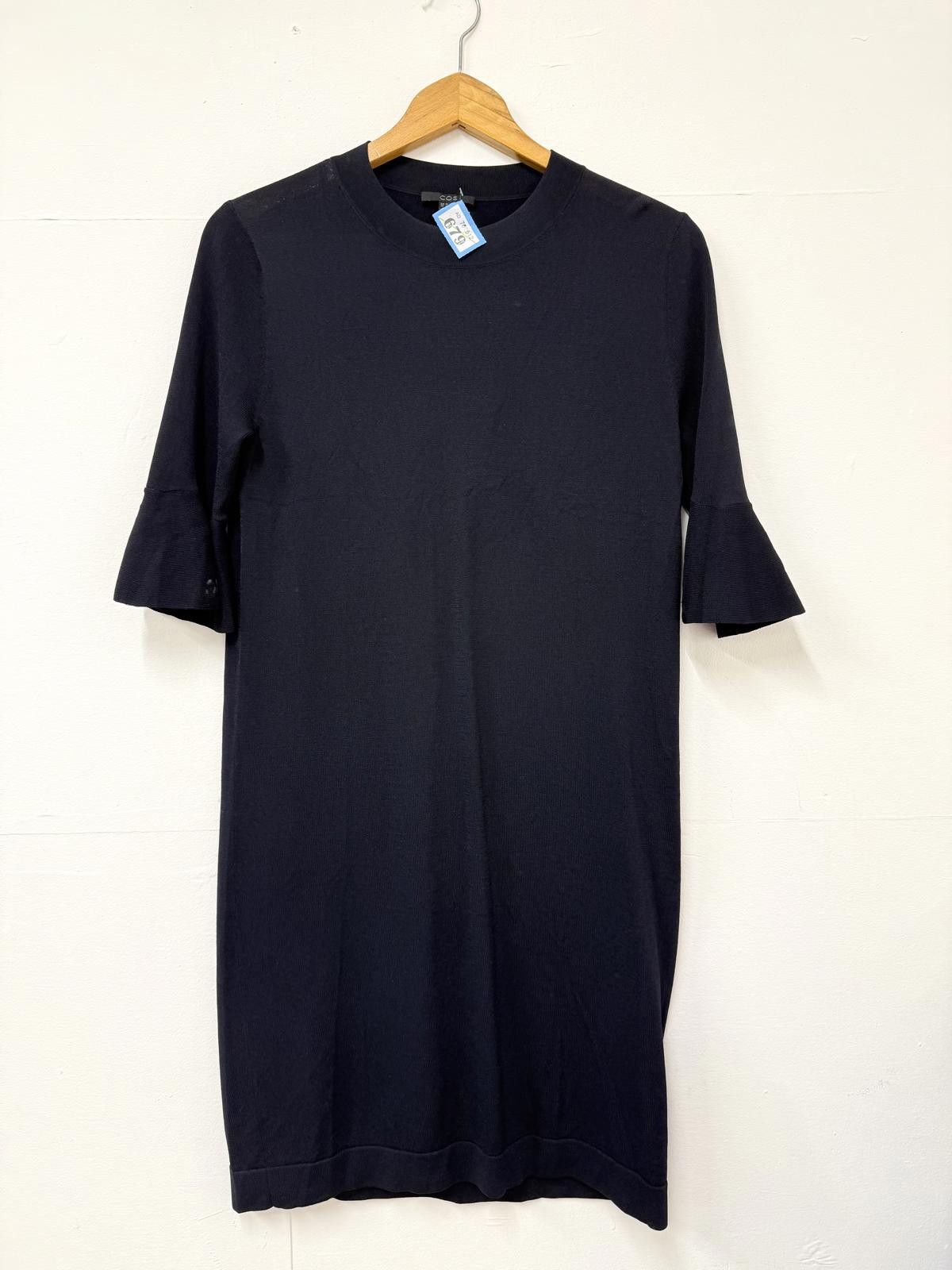 Other Black Mid-Length Dress with Flared Sleeves Size S / US 4 / IT 40 - 1 Thumbnail