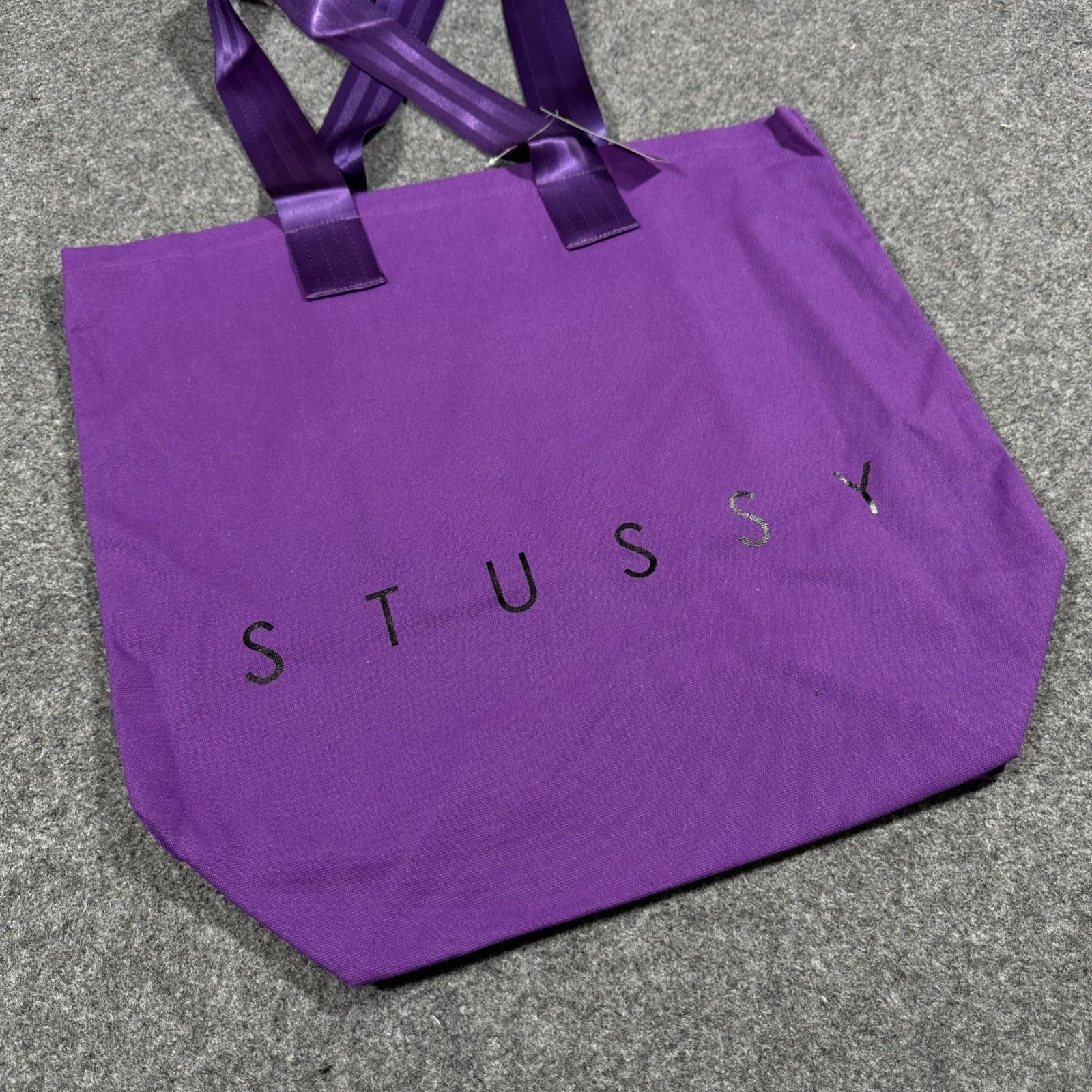 Other STUSSY CANVAS TOTE BAG - PURPLE Size ONE SIZE - 2 Thumbnail