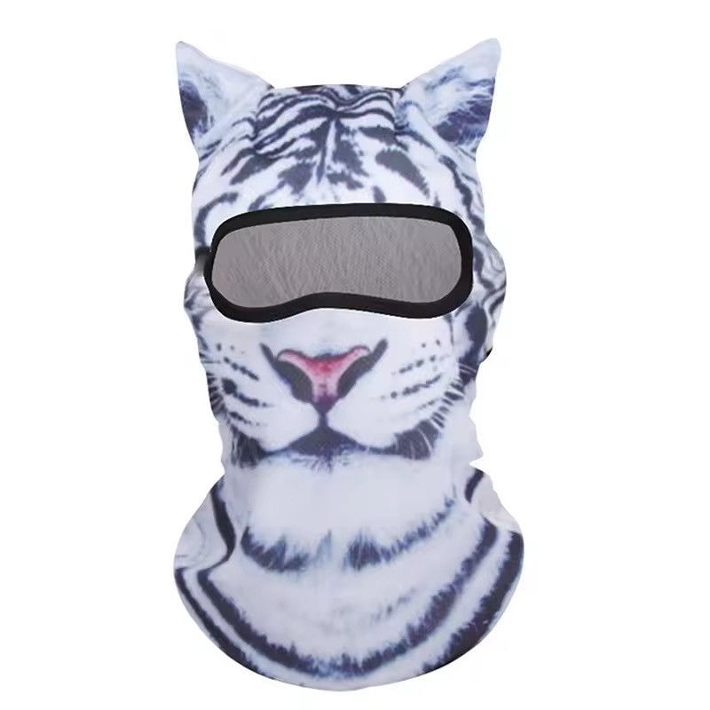 Japanese Brand 3D Cat Ski BalaclavaAnimal Face Covering Full Face Size ONE SIZE - 2 Thumbnail