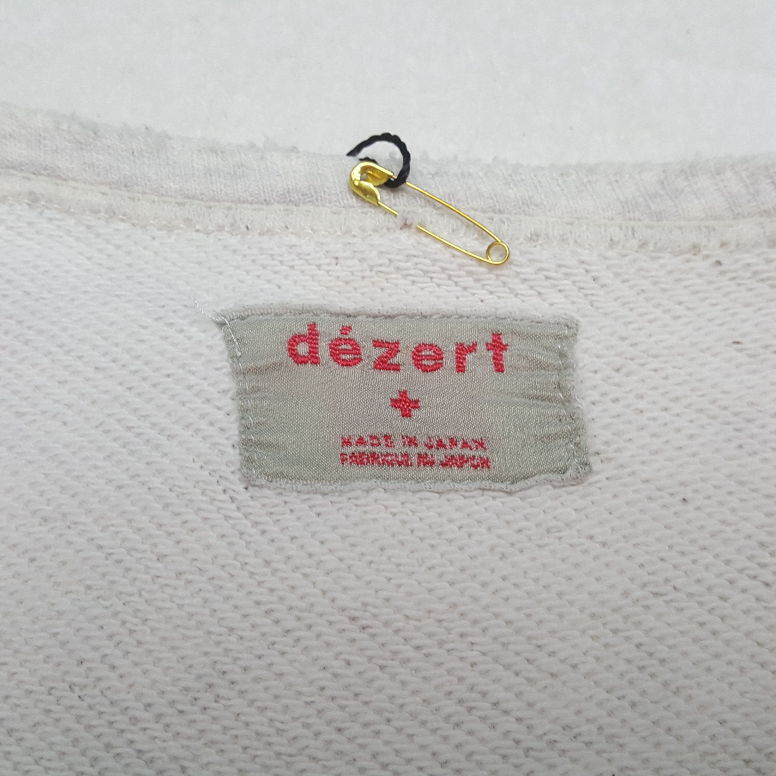 Vintage Dezert + Made In Japan Streetwear Sweatshirt C298N23 Size XXL / US 16-18 / IT 52-54 - 7 Thumbnail