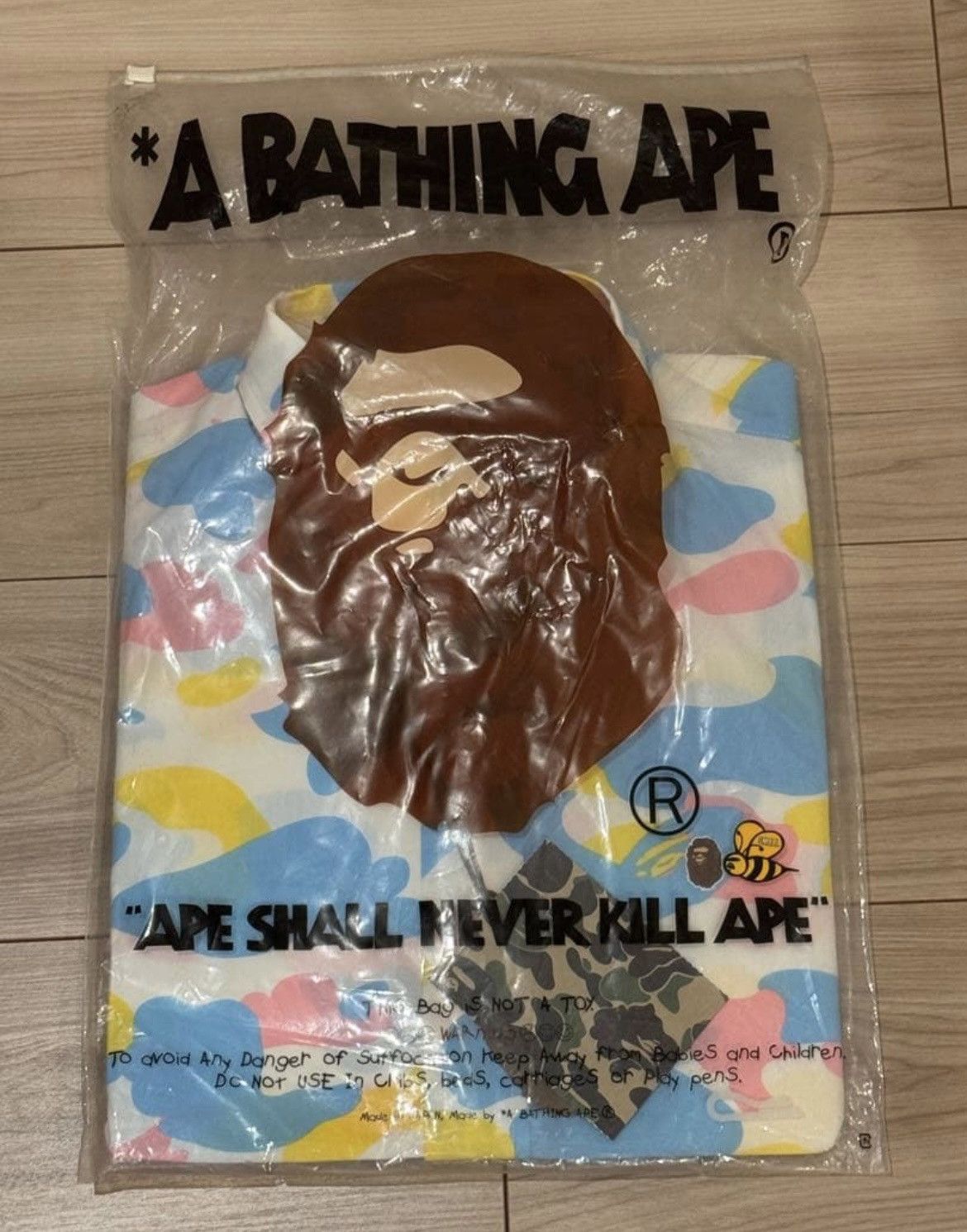 Bape RARE OG 2006 A BATHING APE COTTON CANDY BUTTON UP SHIRT Size US S / EU 44-46 / 1 - 5 Thumbnail