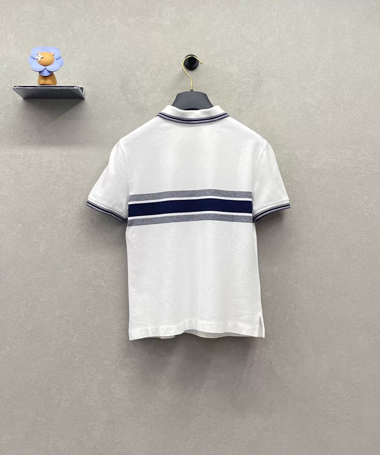 Dior Dior Logo Striped Embroidery Polo SS Slim Fit Cotton XS Size XS / US 0-2 / IT 36-38 - 2 Thumbnail