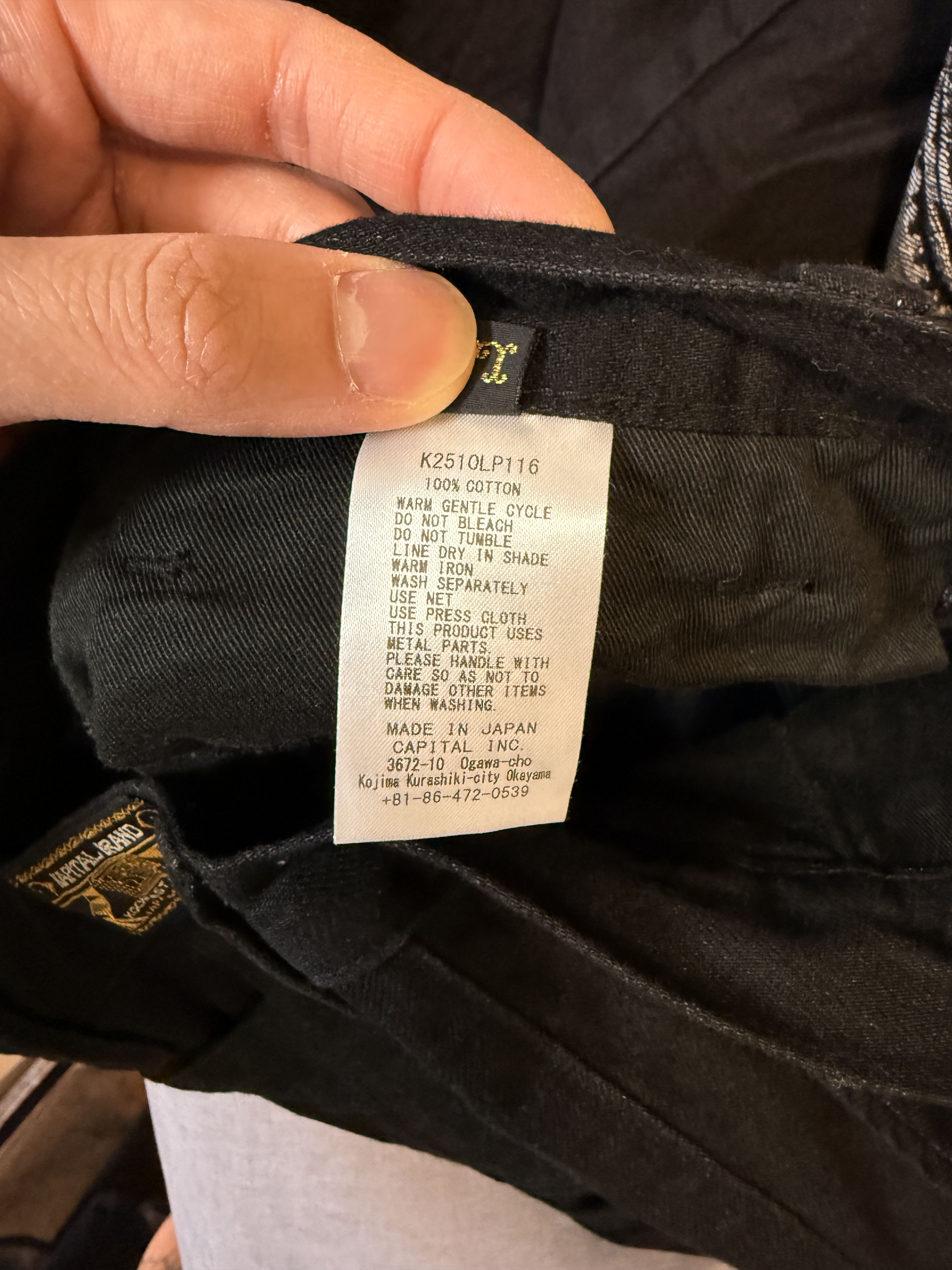 Kapital Kapital Yagasuri Nime Pants Black Size US 30 / EU 46 - 9 Thumbnail
