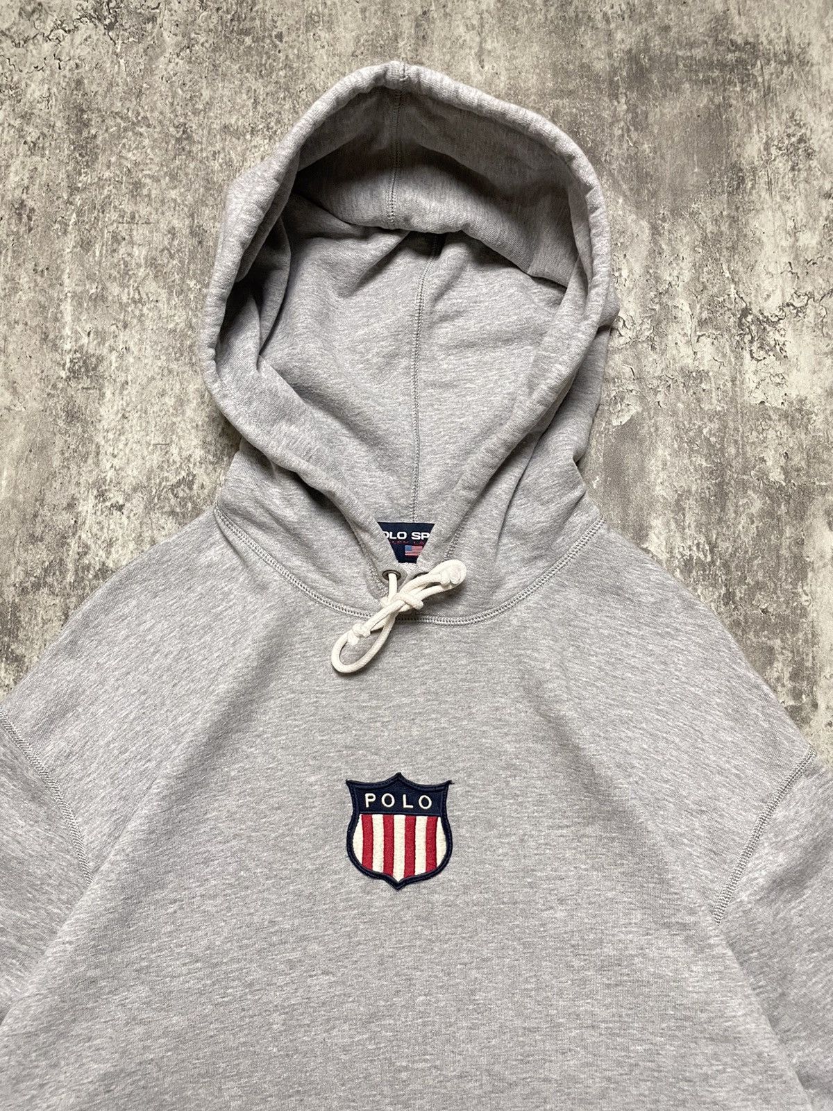 Polo Ralph Lauren Vintage Polo Sport K-Swiss Shield Hoodie Size US L / EU 52-54 / 3 - 2 Thumbnail