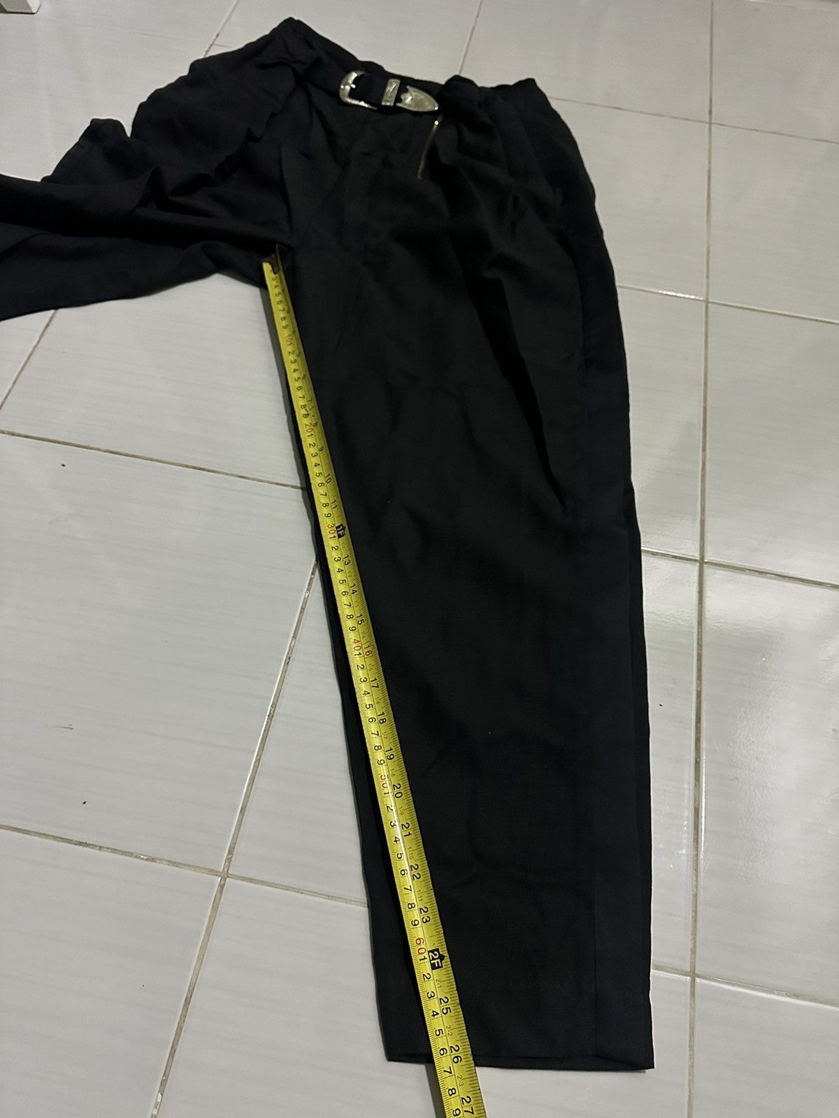 Toga Pulla Toga Pulla Archive Side Tape Wool Linen Wide Balloon Pant Size US 26 / EU 42 - 18 Thumbnail