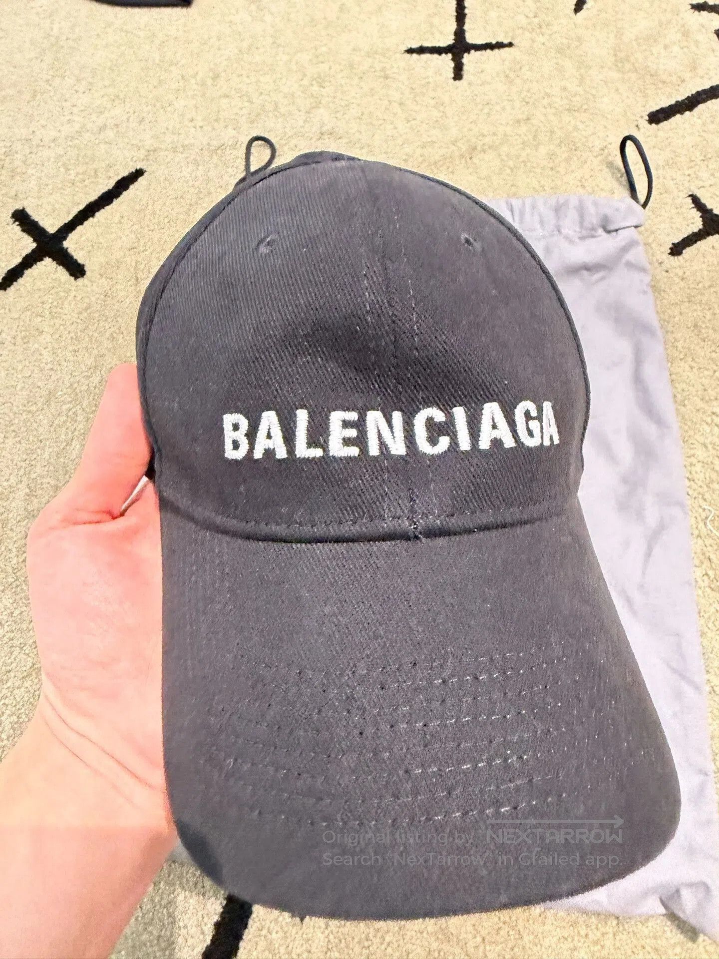 Balenciaga Balenciaga Adjustable Duckbill Cap. Size ONE SIZE - 3 Thumbnail