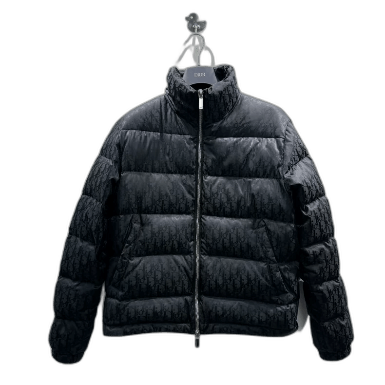 Dior Dior Classic Logo Puffer Jacket Black-yf Size US L / EU 52-54 / 3 - 1 Thumbnail