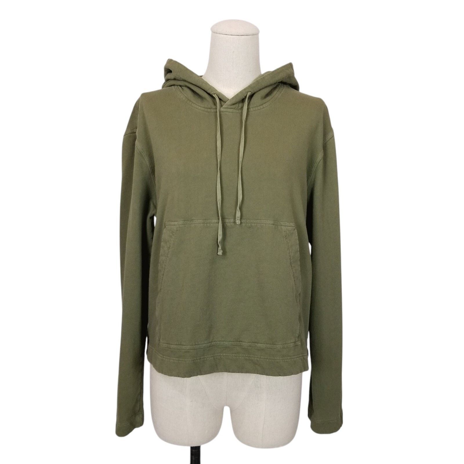 Other Raquel Allegra Crop Hoodie Army Green Sz Small Size S / US 4 / IT 40 - 1 Thumbnail