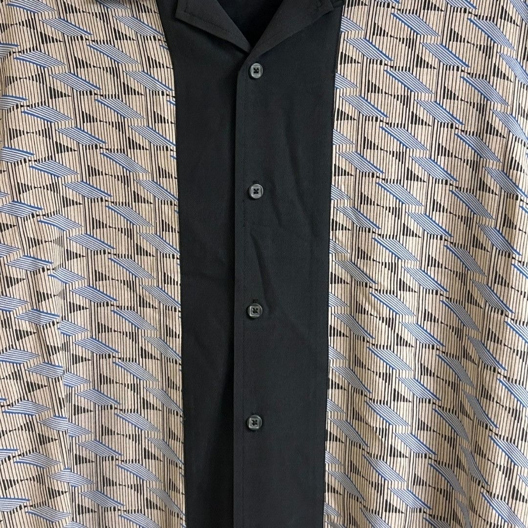Axist NWT Axist Geometric Black Washable Silk Short Sleeve Button- Size US M / EU 48-50 / 2 - 6 Thumbnail