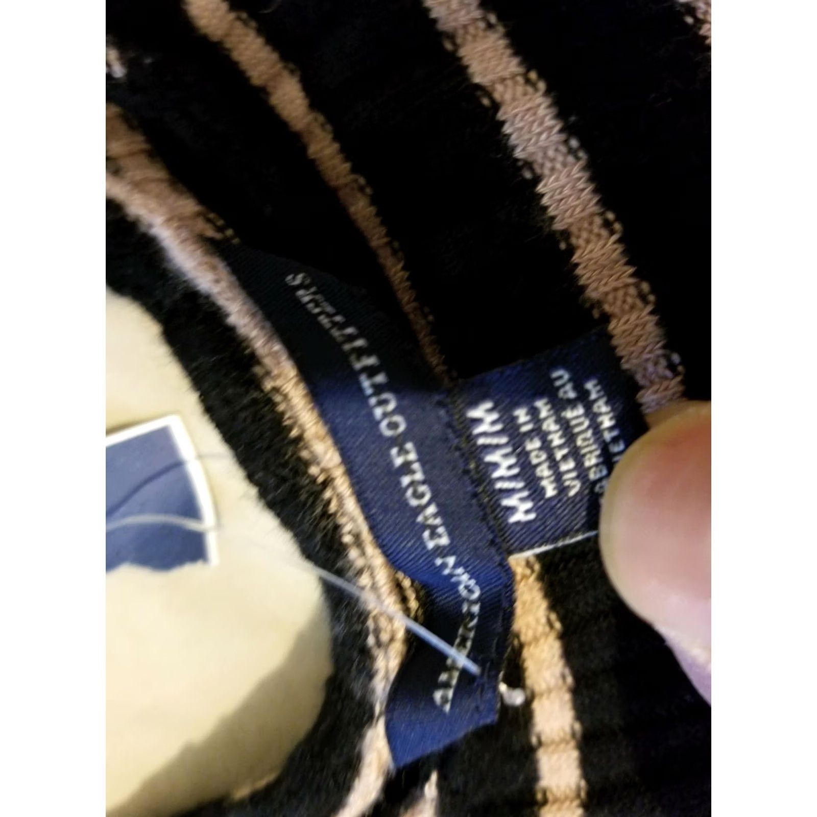 American Eagle Outfitters Womens American Eagle Outfitters Dress M Medium Black Cotton Size M / US 6-8 / IT 42-44 - 5 Thumbnail