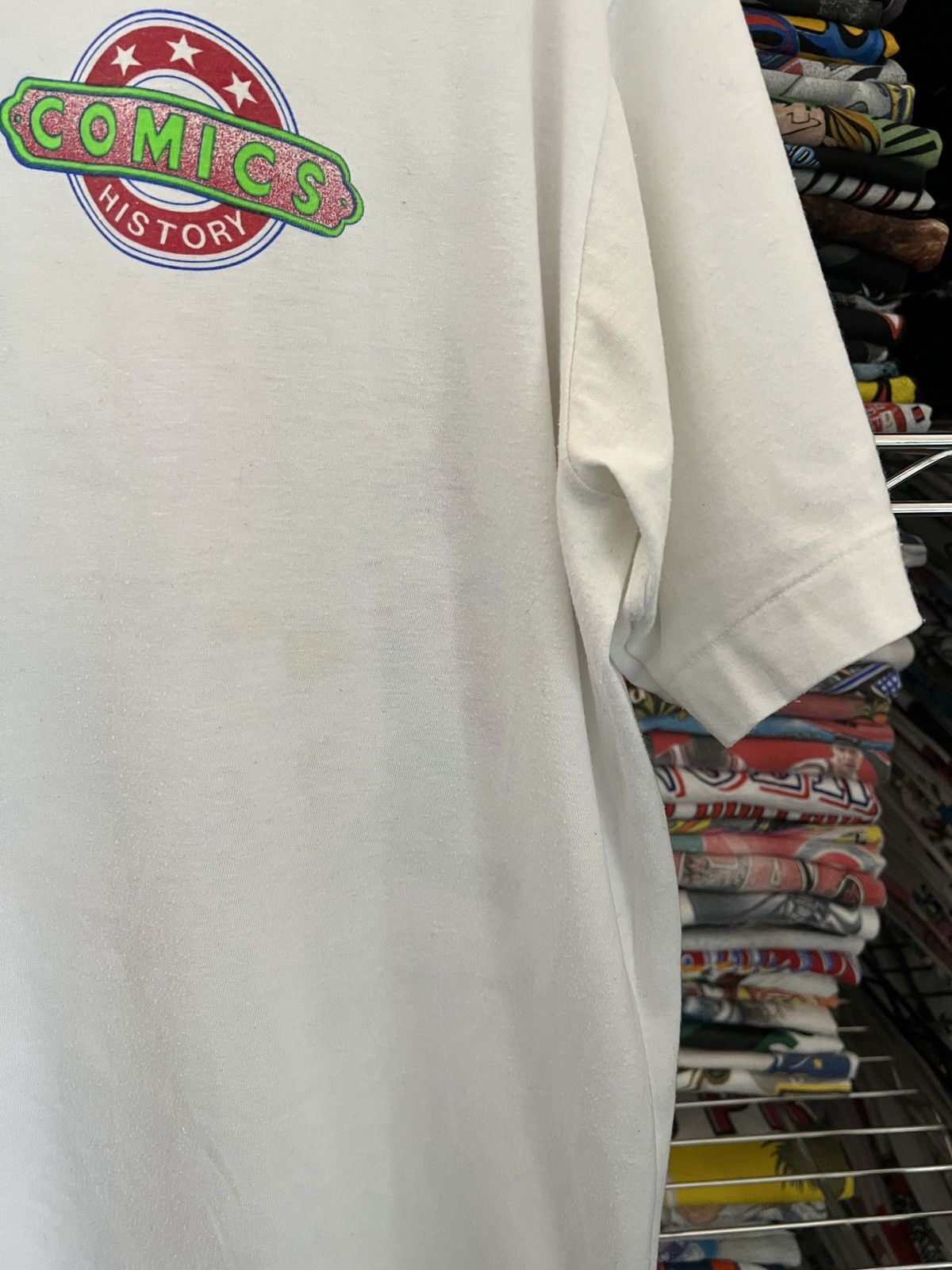 Warner Bros 90s Looney Tunes Ski Bootleg Tee Size US L / EU 52-54 / 3 - 4 Thumbnail