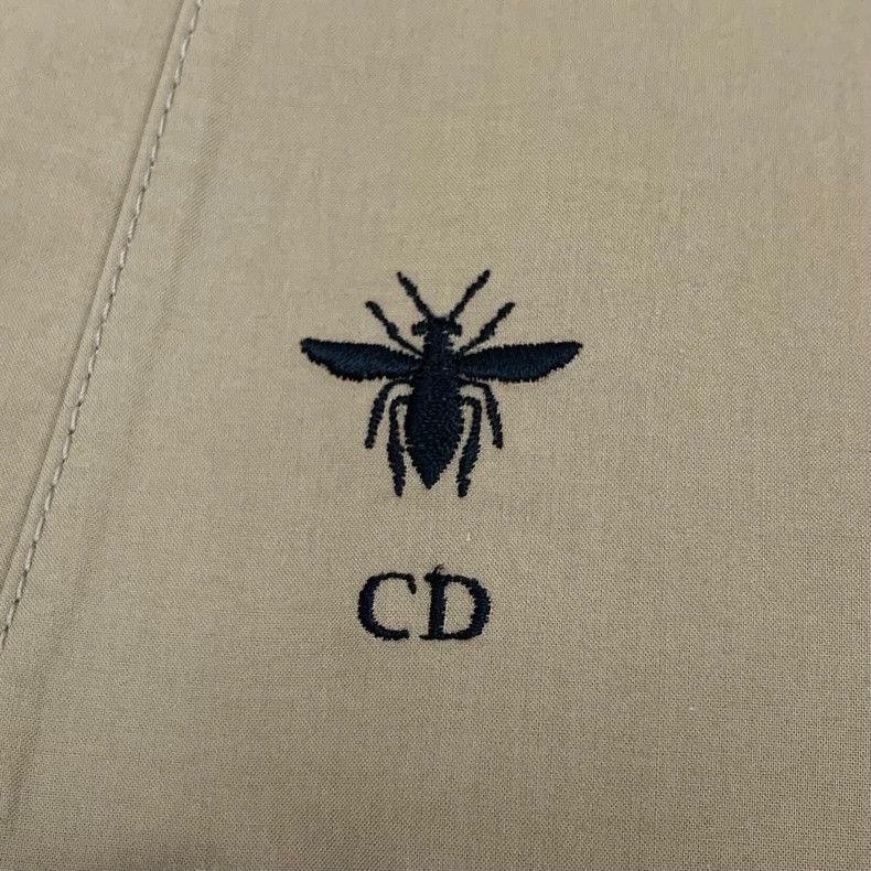 Dior Dior 22 brown bee embroidered cotton hooded long-sleeved s Size XXS / US 00 / IT 34 - 6 Thumbnail