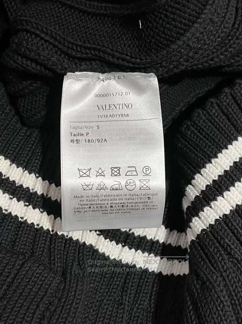 Valentino Valentino Black cotton knitted cardigan Size S / US 4 / IT 40 - 7 Thumbnail