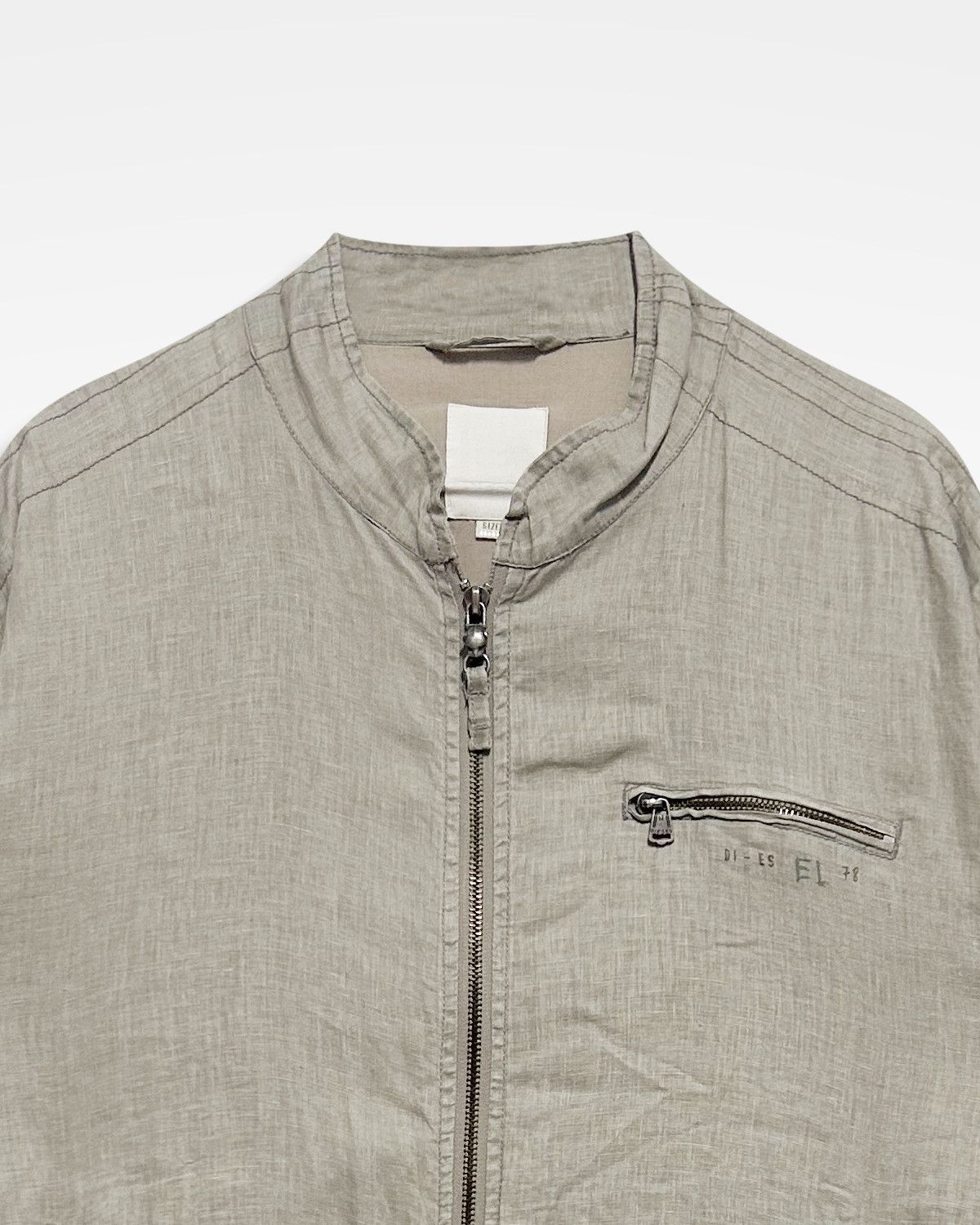 Diesel Diesel, Dog Pull Linen Jacket Size US XL / EU 56 / 4 - 3 Thumbnail
