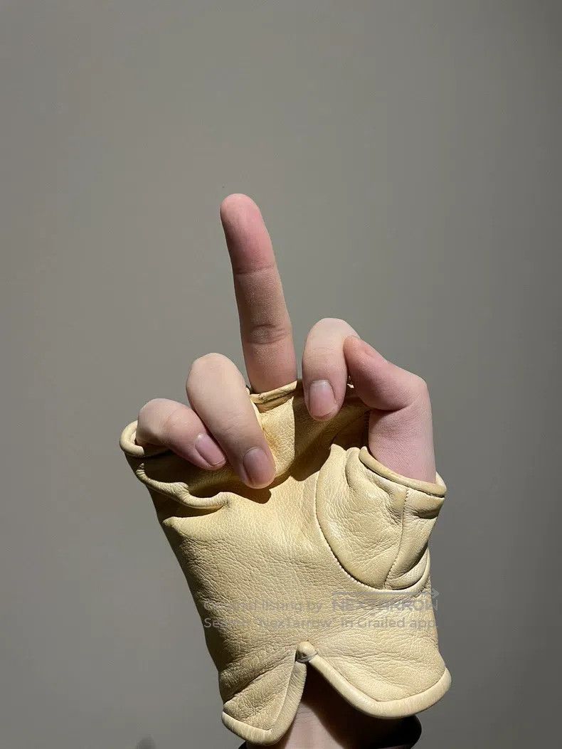 Carol Christian Poell Carol Christian Poell Size 50 Kangaroo leather gloves Size ONE SIZE - 7 Thumbnail