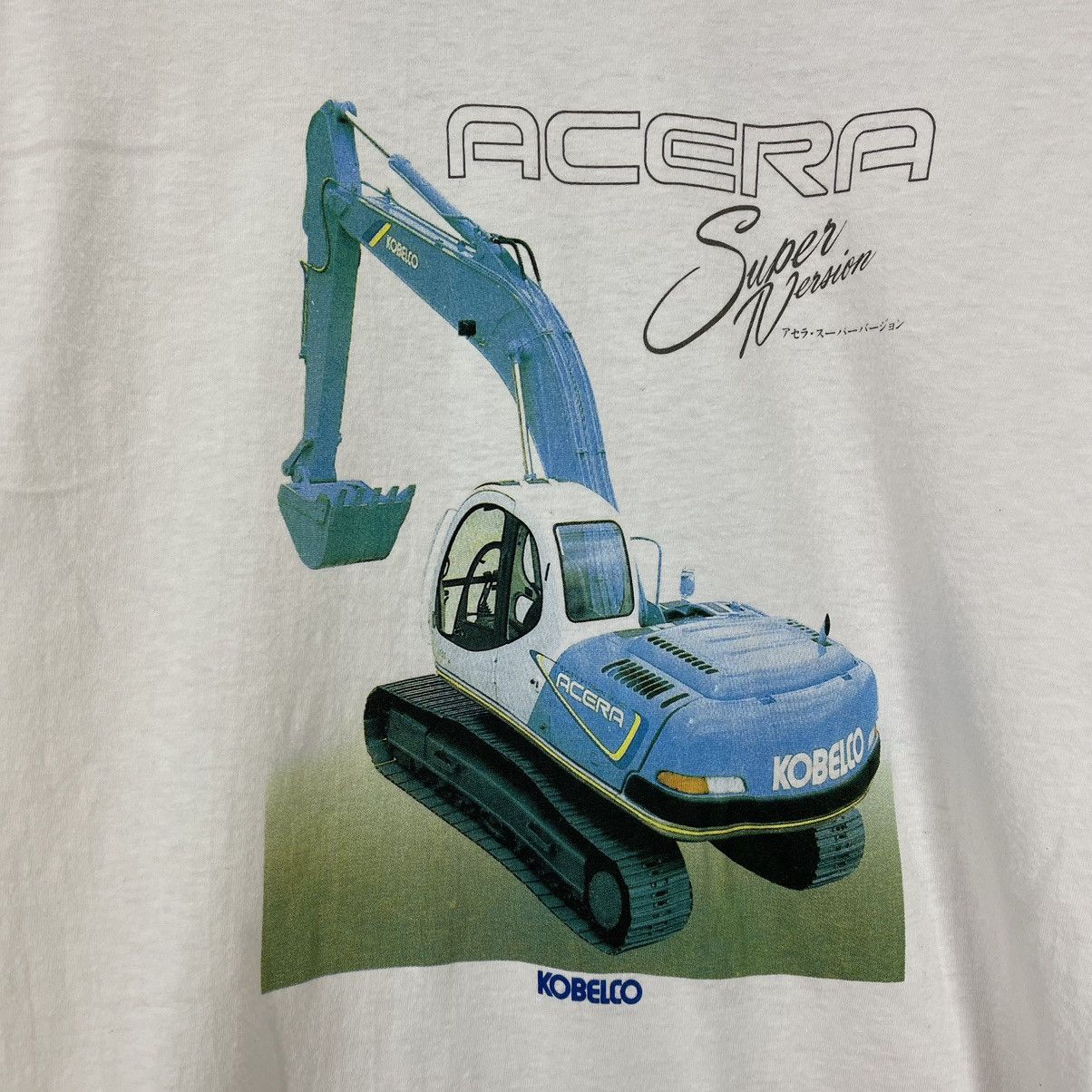 Vintage 90s Vintage KOBELCO ACERA SUPER VERSION T Shirt #1749/07 Size US S / EU 44-46 / 1 - 2 Thumbnail