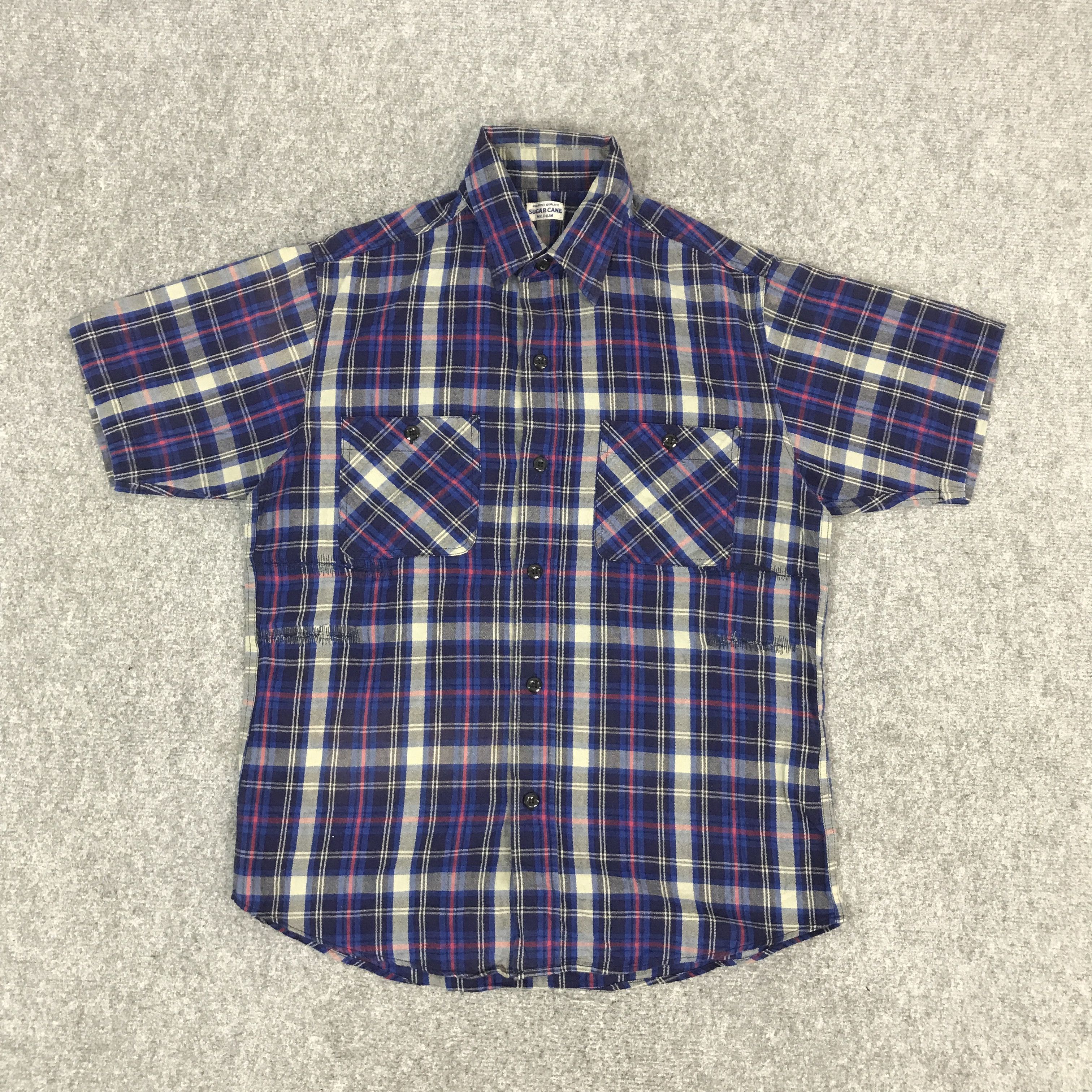 Toyo Enterprises SUGAR CANE TARTAN DESIGN BUTTON UP SHIRTS Size US M / EU 48-50 / 2 - 1 Thumbnail