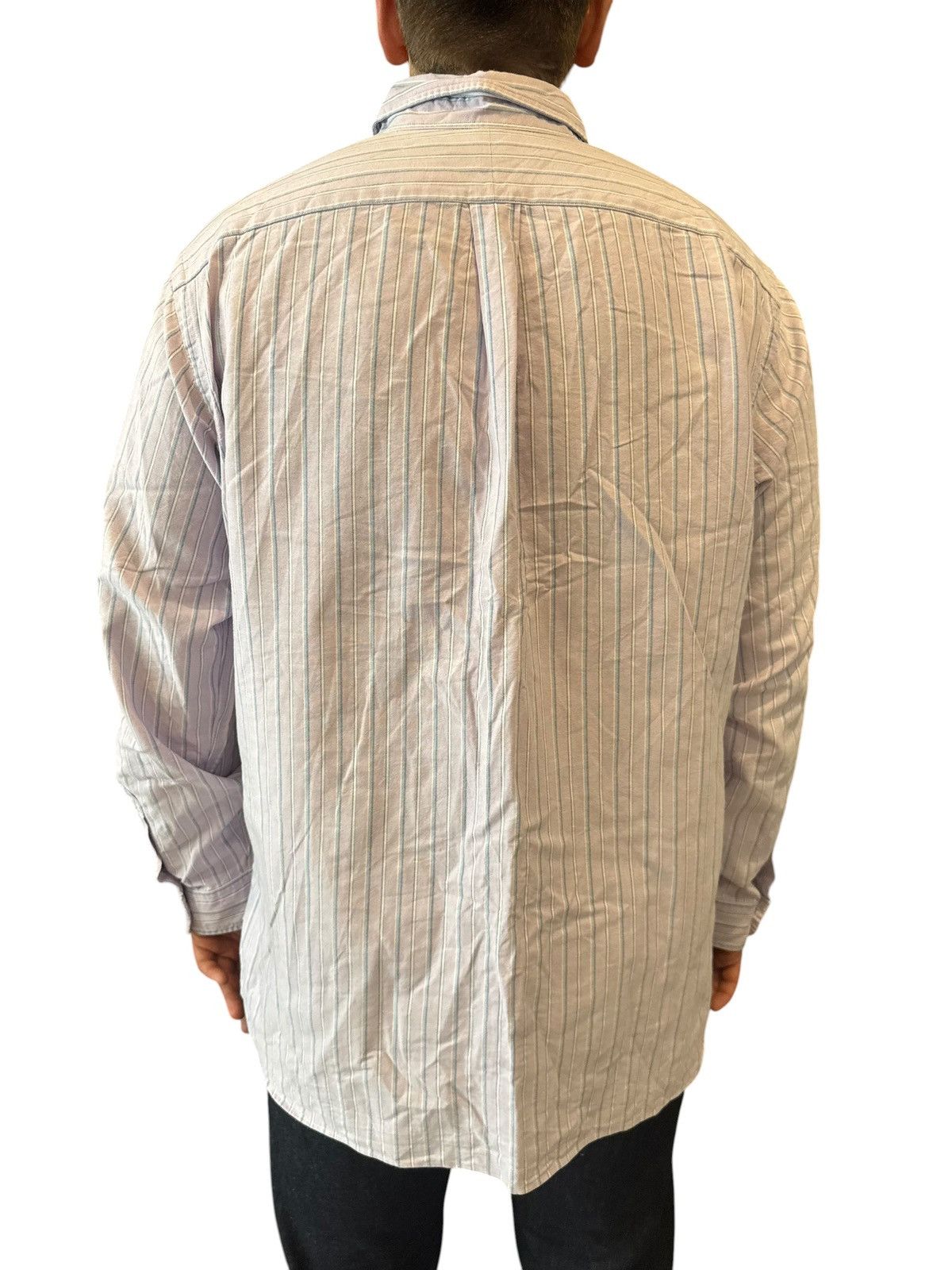 Ralph Lauren Ralph Lauren Classic Fit Purple Striped Button Down Shirt XL Size US XL / EU 56 / 4 - 3 Thumbnail
