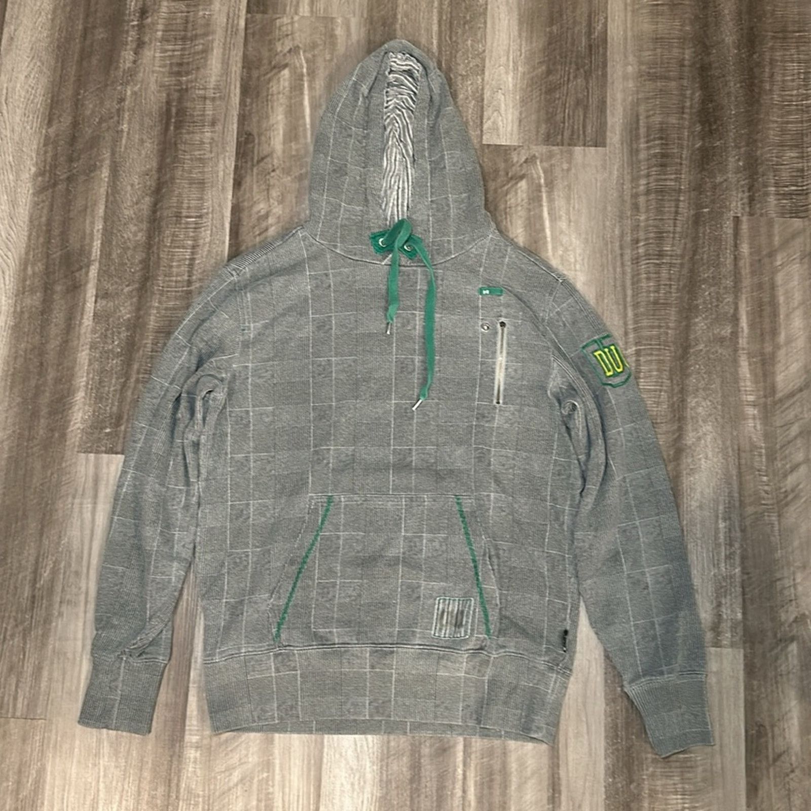 Other Oregon Ducks Smart Threads Plaid Hoodie - Medium Size US M / EU 48-50 / 2 - 2 Thumbnail