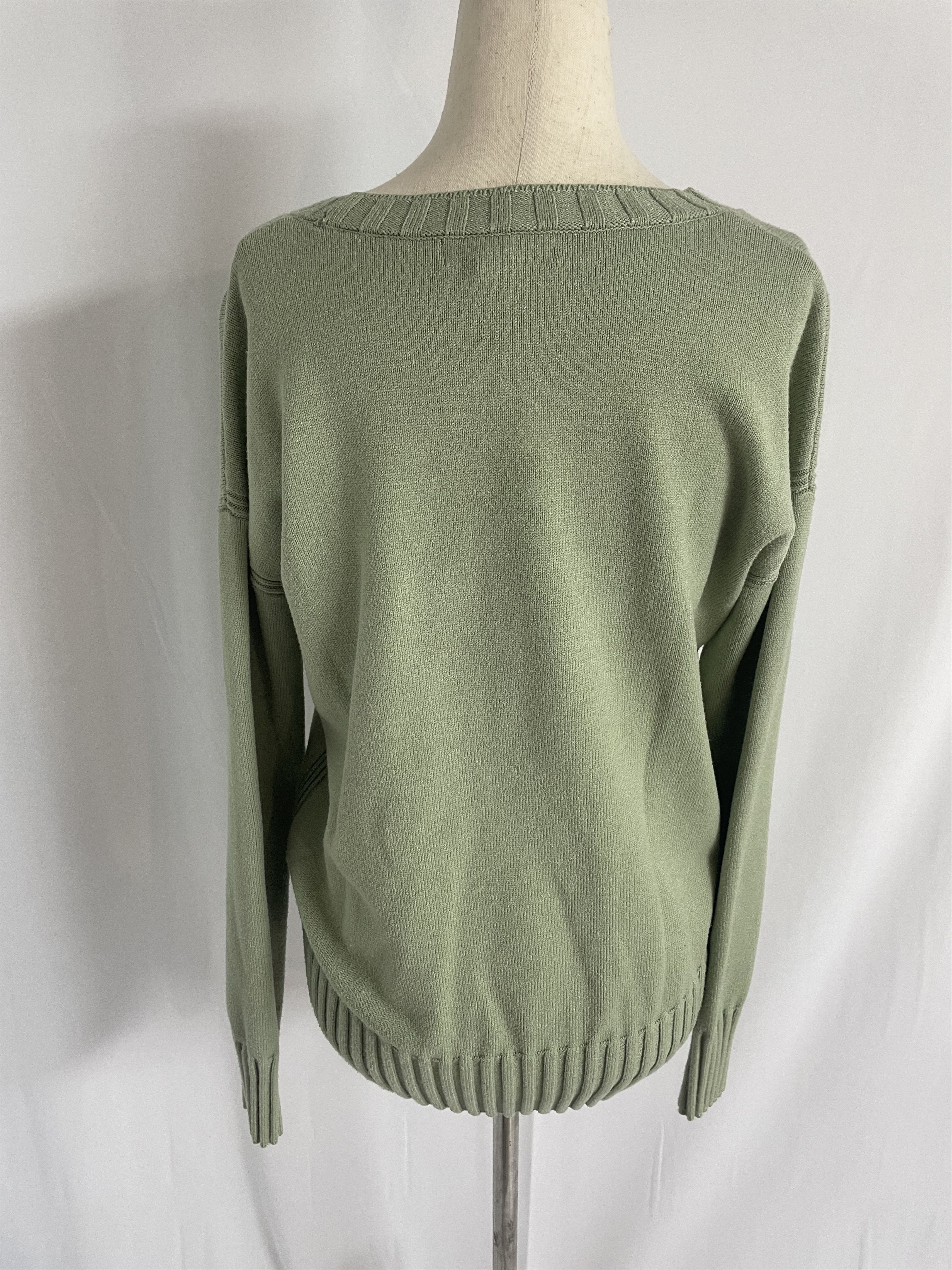 Banana Republic Banana Republic Women's Light Green Rayon Crewneck Small Size S / US 4 / IT 40 - 2 Thumbnail