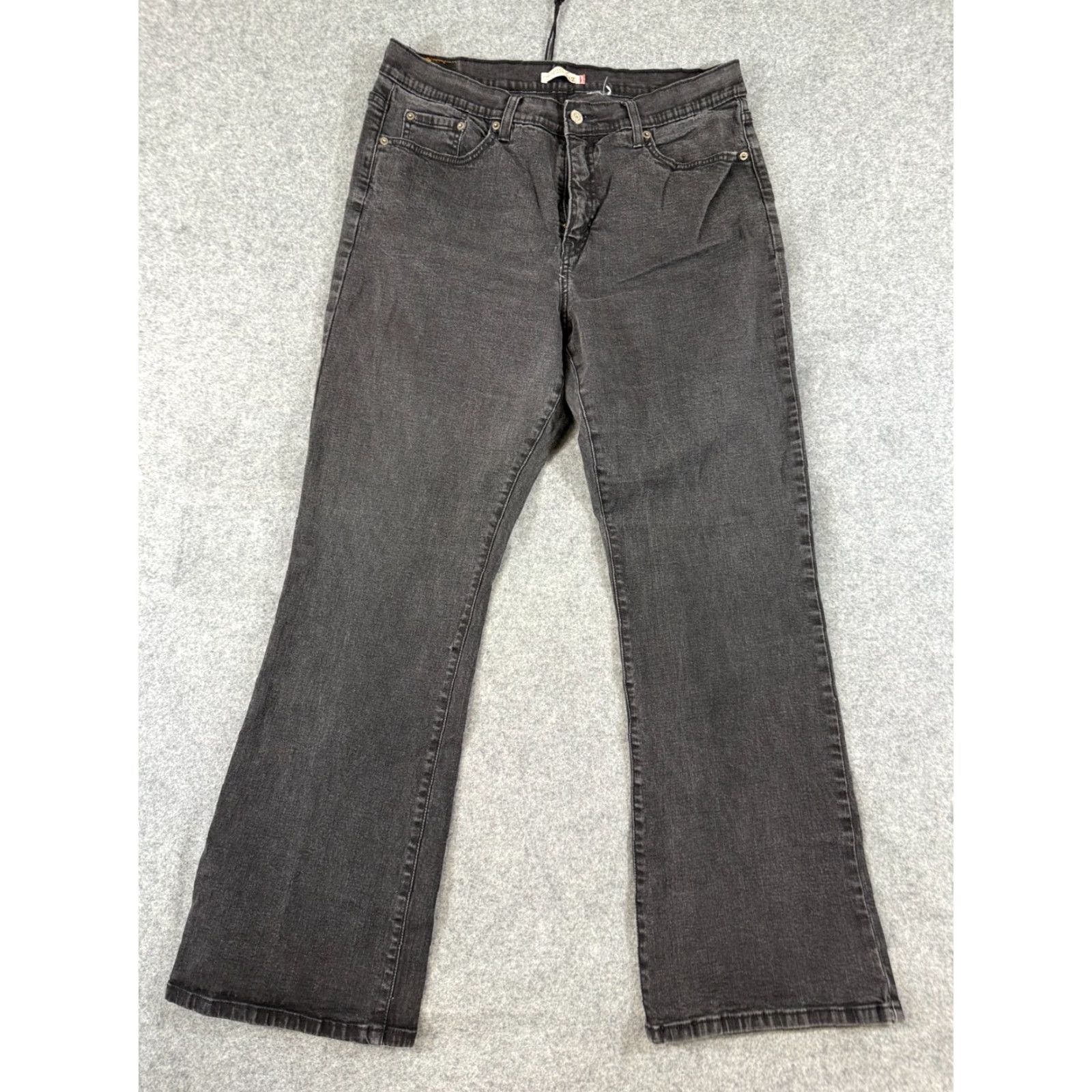 Levi's Levi’s 512 Jeans Womens 34X32 Black Denim Bootcut Slimming 5-Pocket Regular Size 24" / US 00 / IT 34 - 3 Thumbnail