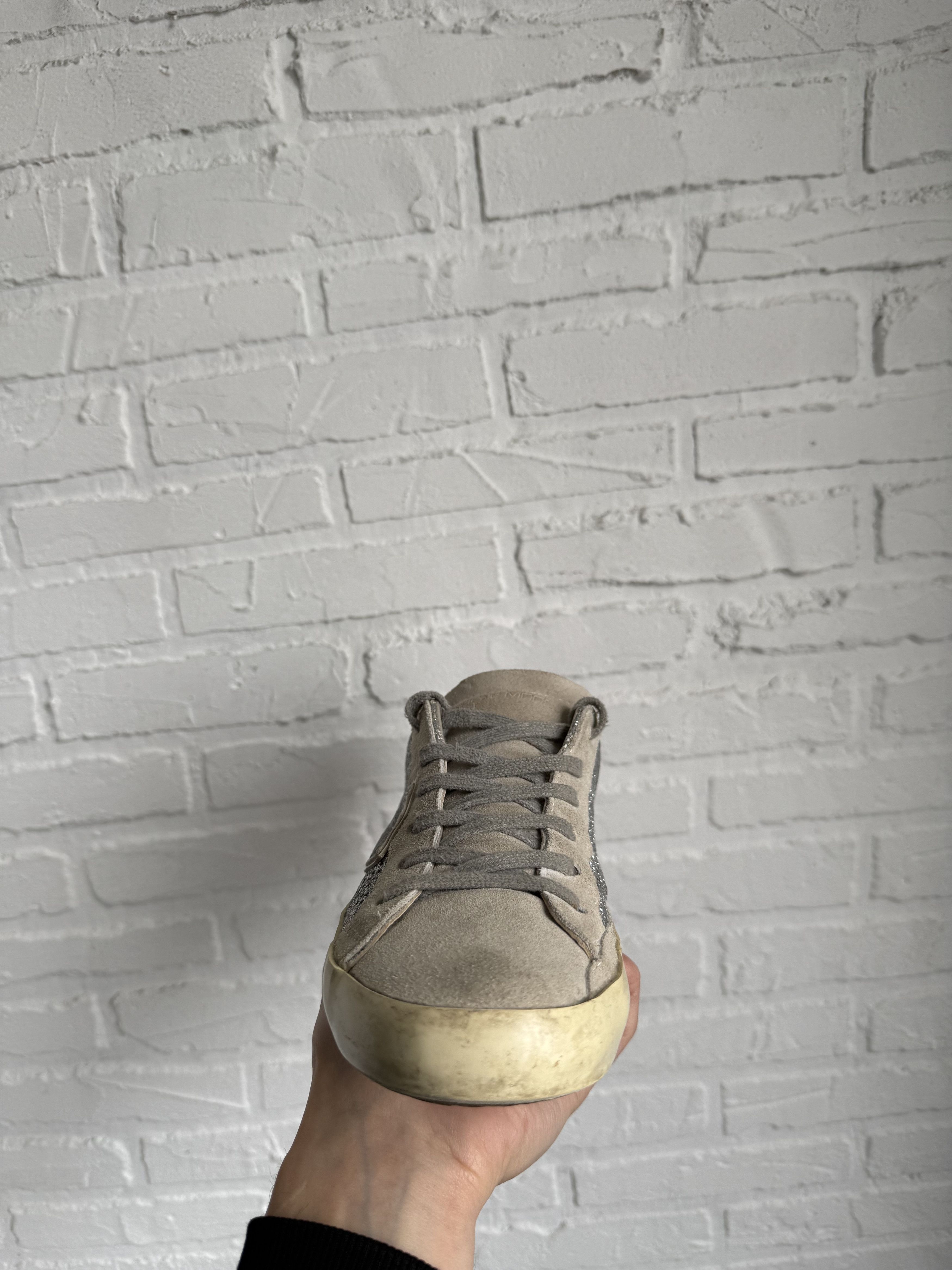 Philippe Model Philippe Model Paris suede leather glitter sneakers Size US 10 / IT 40 - 3 Thumbnail