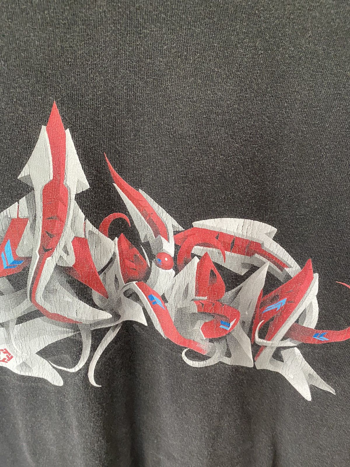 Tribal Streetwear 🔥1990s Flame logo iconic graffiti tee Size US XXL / EU 58 / 5 - 7 Thumbnail