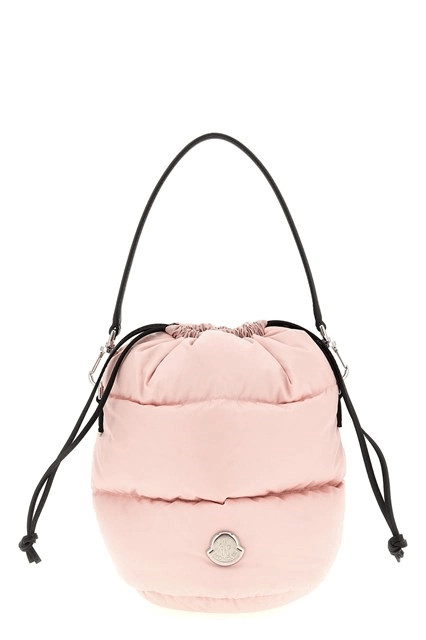 MONCLER Caradoc Pink Bucket Bag New