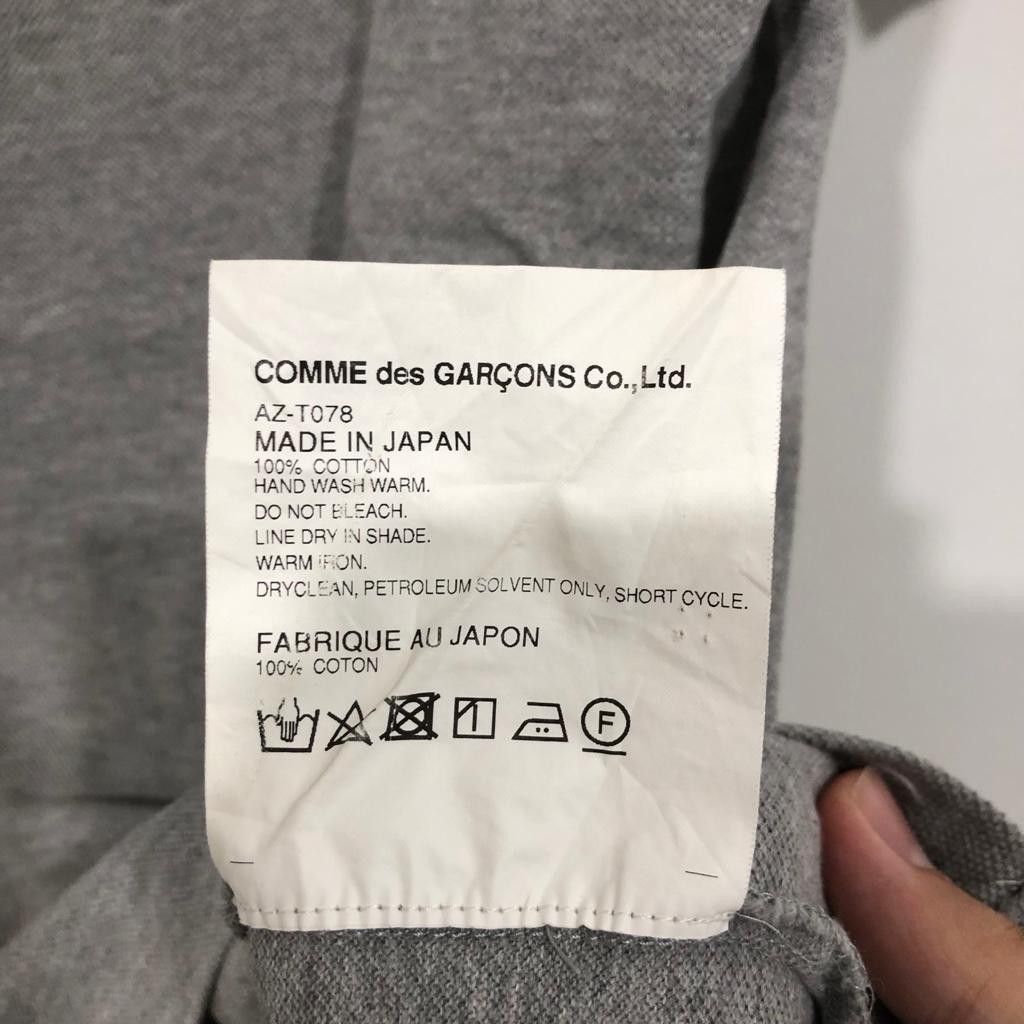 Comme des Garcons AD2017 CDG Play Black Heart Polo Tee Size US M / EU 48-50 / 2 - 5 Thumbnail