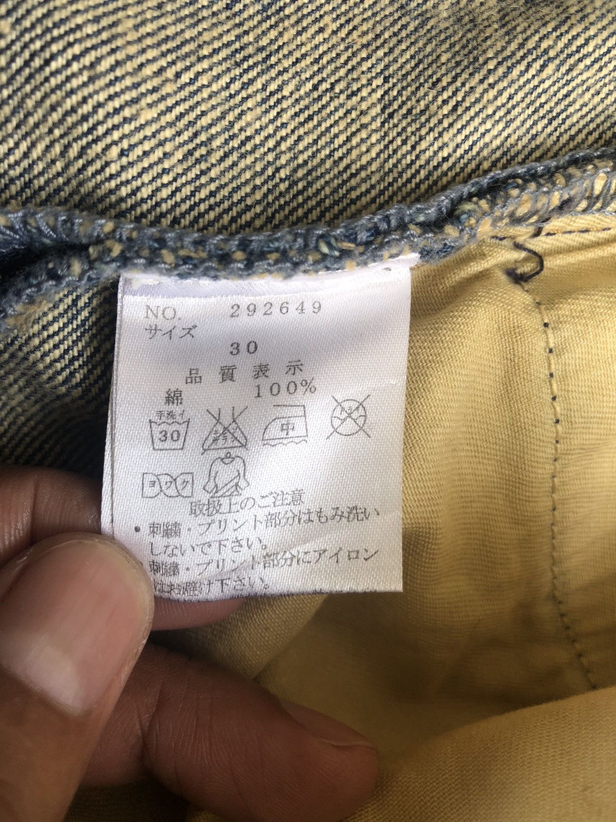 Karakuri Tamashii Karakuri Tamashii Embroidered Jeans Distressed Jeans Size US 30 / EU 46 - 15 Thumbnail