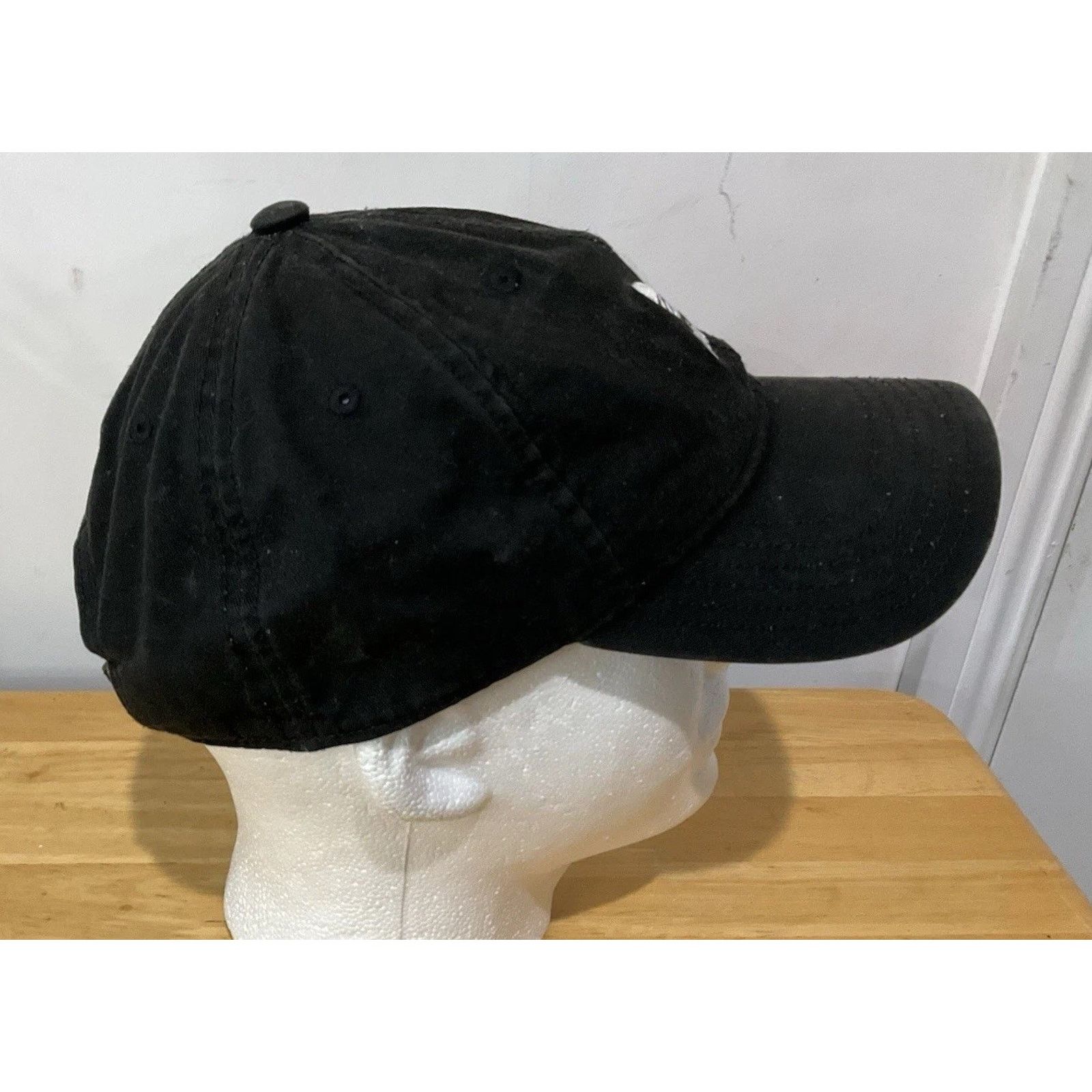 Adidas Adidas Strap Back Embroidered Spell Out Distressed Faded Size ONE SIZE - 3 Thumbnail