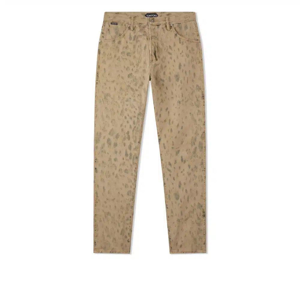 Tom Ford o1loc1c1224 DPT002 Tapered Jeans in Beige Size US 34 / EU 50 - 1 Thumbnail