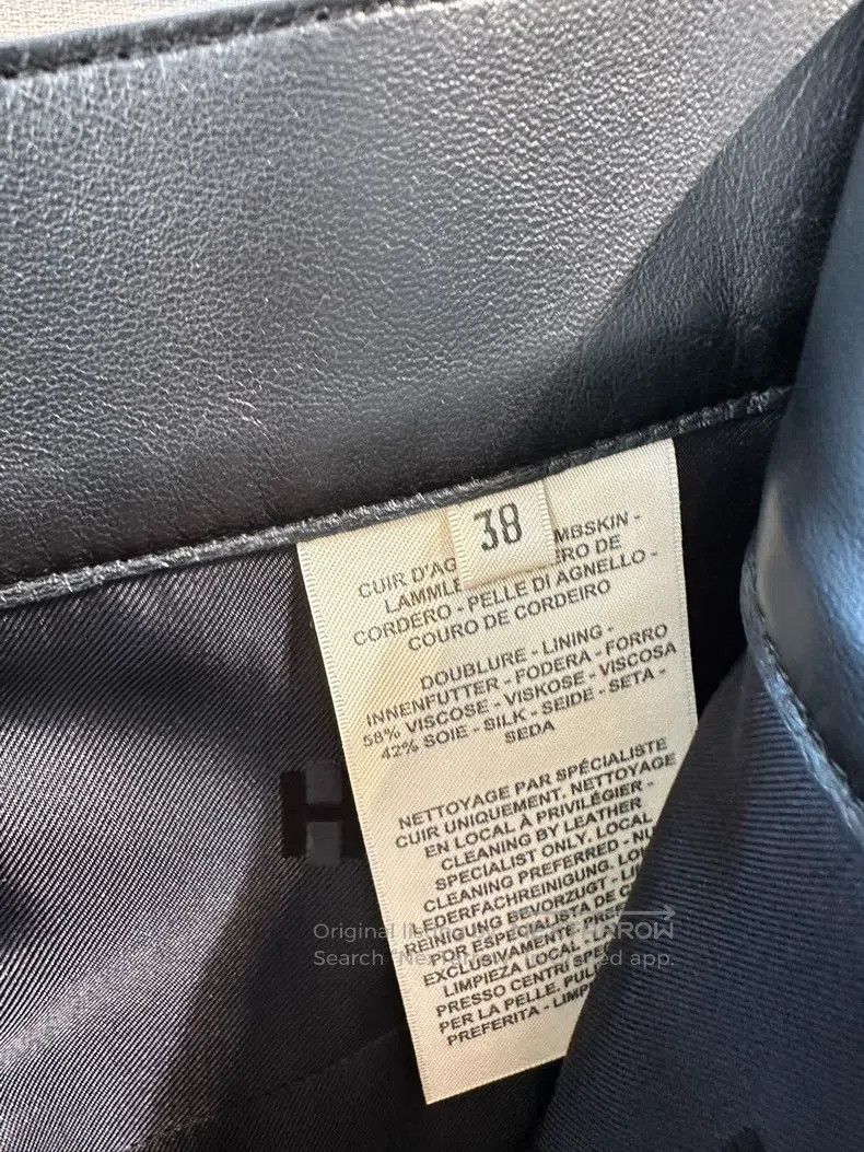 Hermes Hermes Skinny Leather Pants for Women Size 25" / US 0 / IT 36 - 3 Thumbnail
