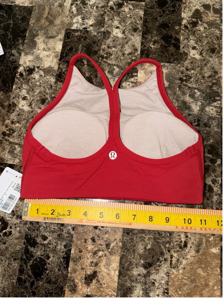 Lululemon LULULEMON FLOW Y WRAP FRONT HIGH NECK BRA RED COLOR SZ 4 NWT Size ONE SIZE - 7 Thumbnail