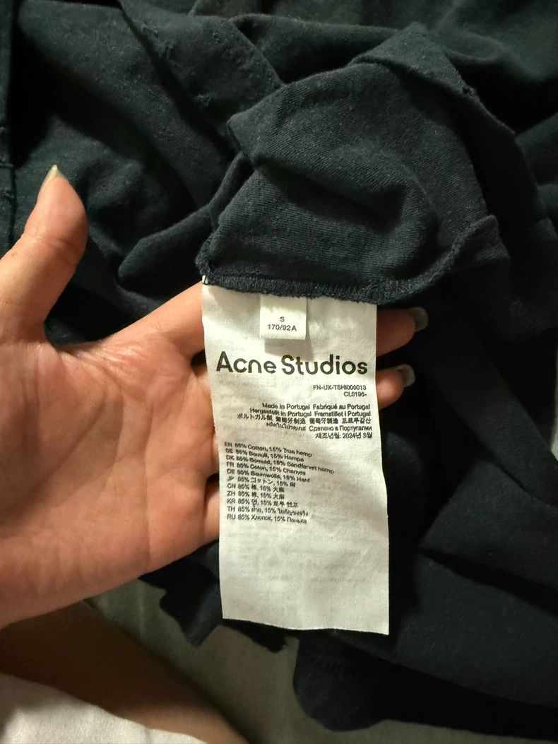 Acne Studios acne studios Black short-sleeved shirt 2506-Nextarrow Size US S / EU 44-46 / 1 - 3 Thumbnail