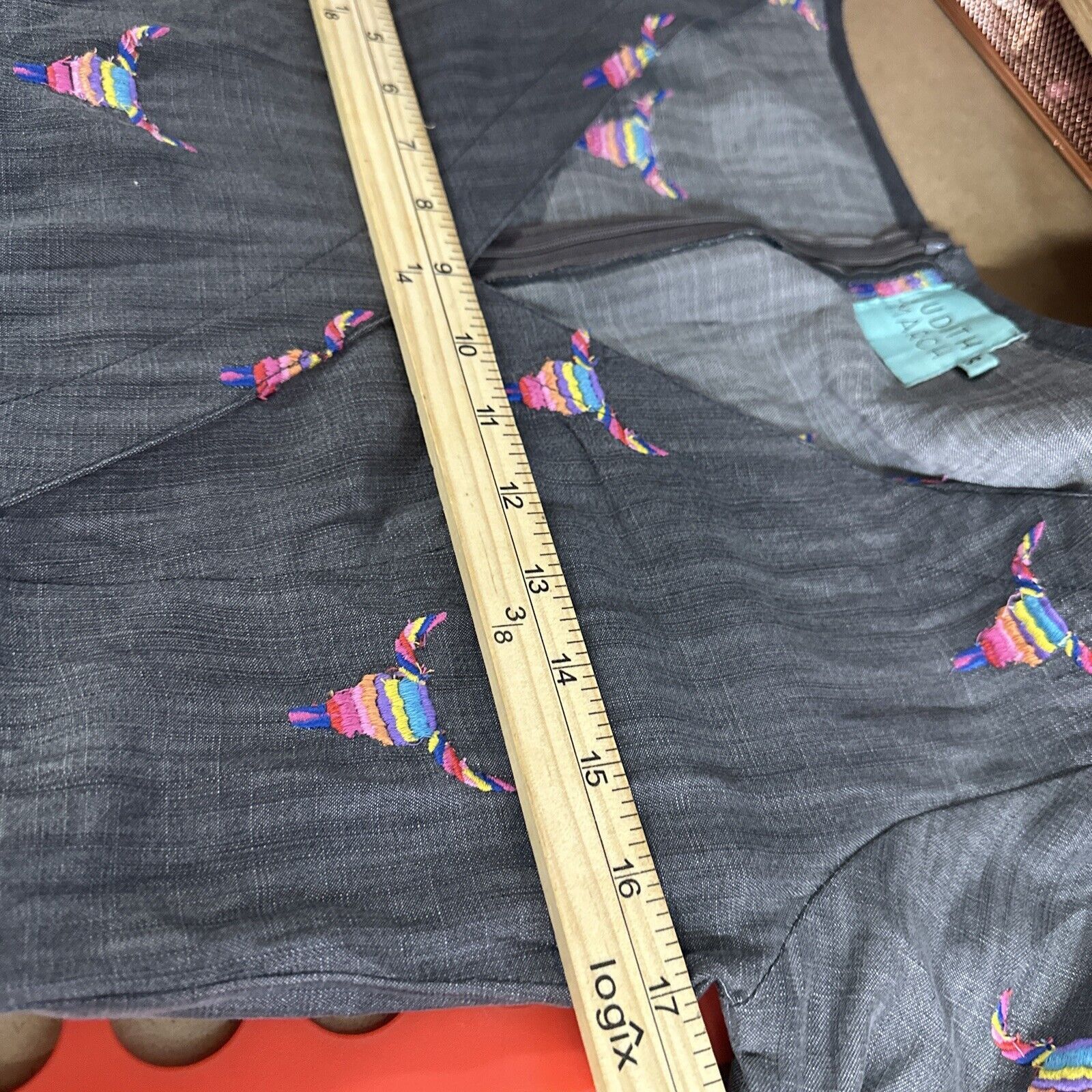 Other Judith March Boho Tencel S Embroidered Festival Cowgirlcore Size 28" / US 6 / IT 42 - 9 Thumbnail